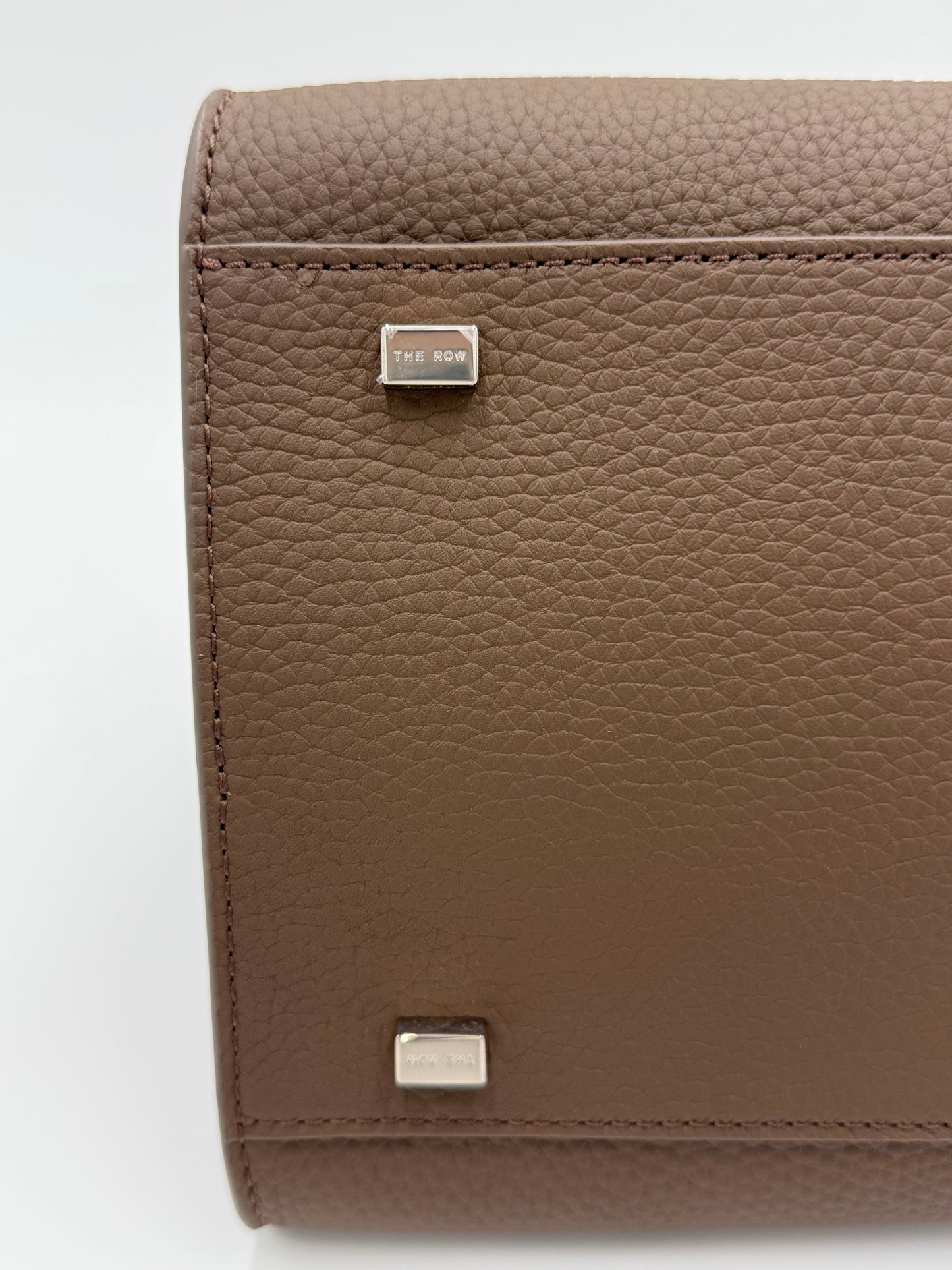 The Row Borsa Soft Margaux 10 Dark Olive