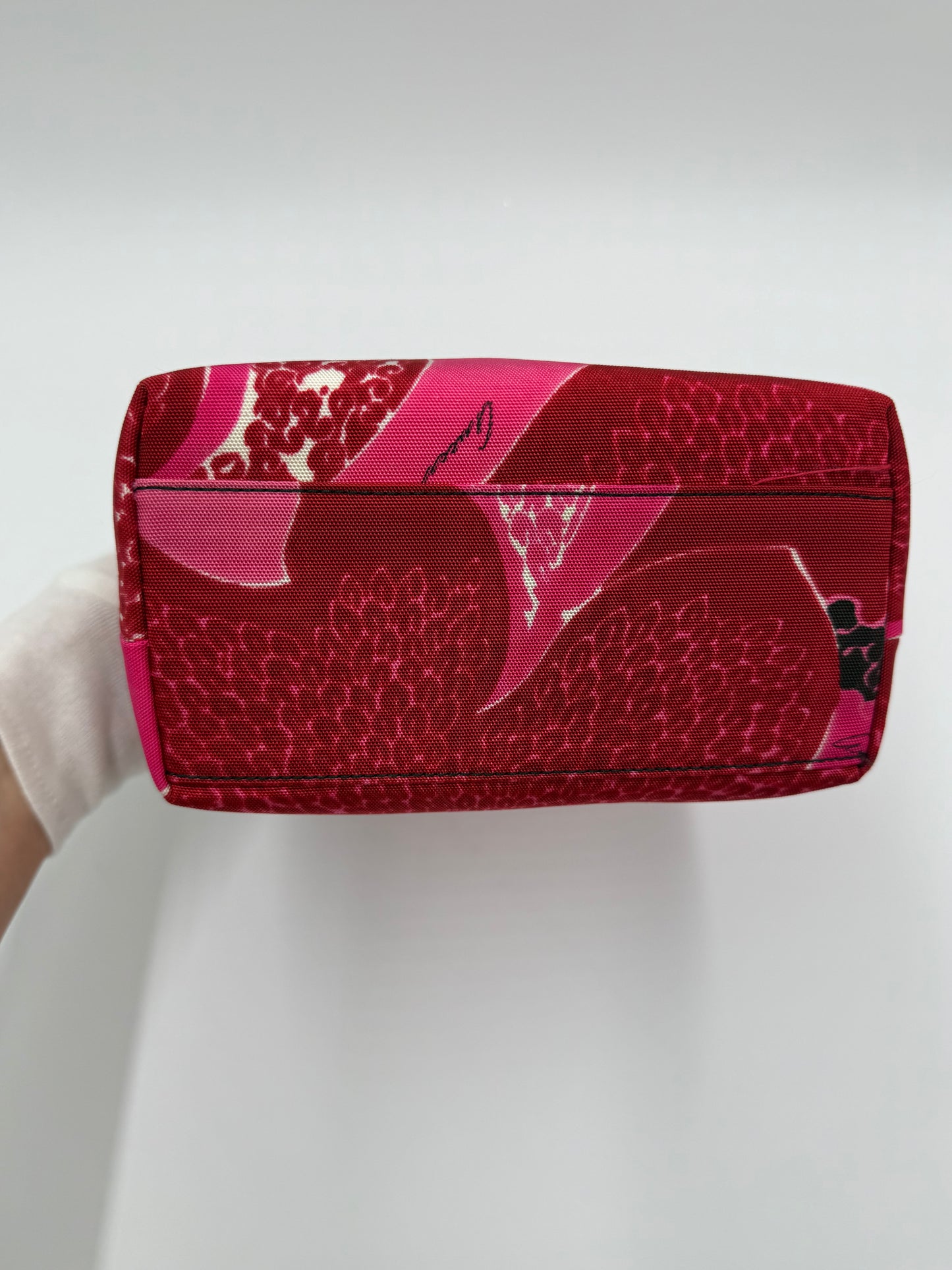 Gucci Borsa a Mano Vintage 1999 Acid Flower in Tela Floreale