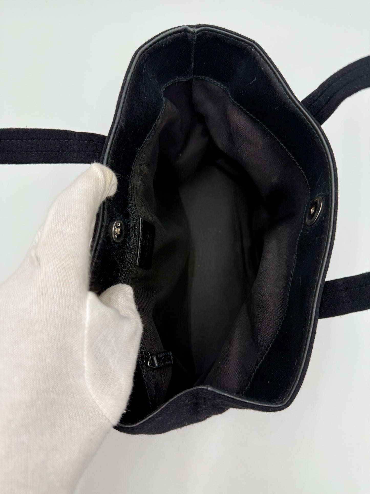 Gucci Borsa Vintage Tom Ford in Feltro Nera