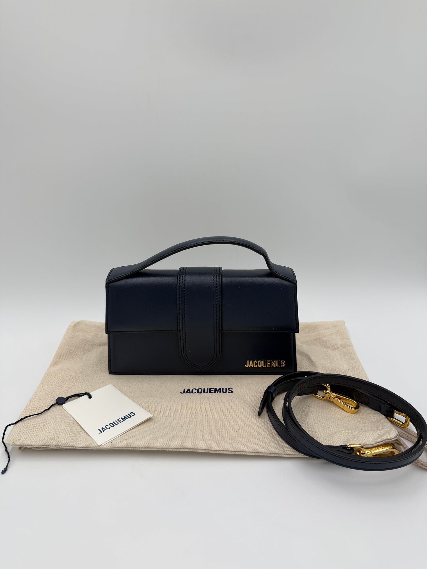 Jacquemus Borsa Le Grand Bambino Blu Navy