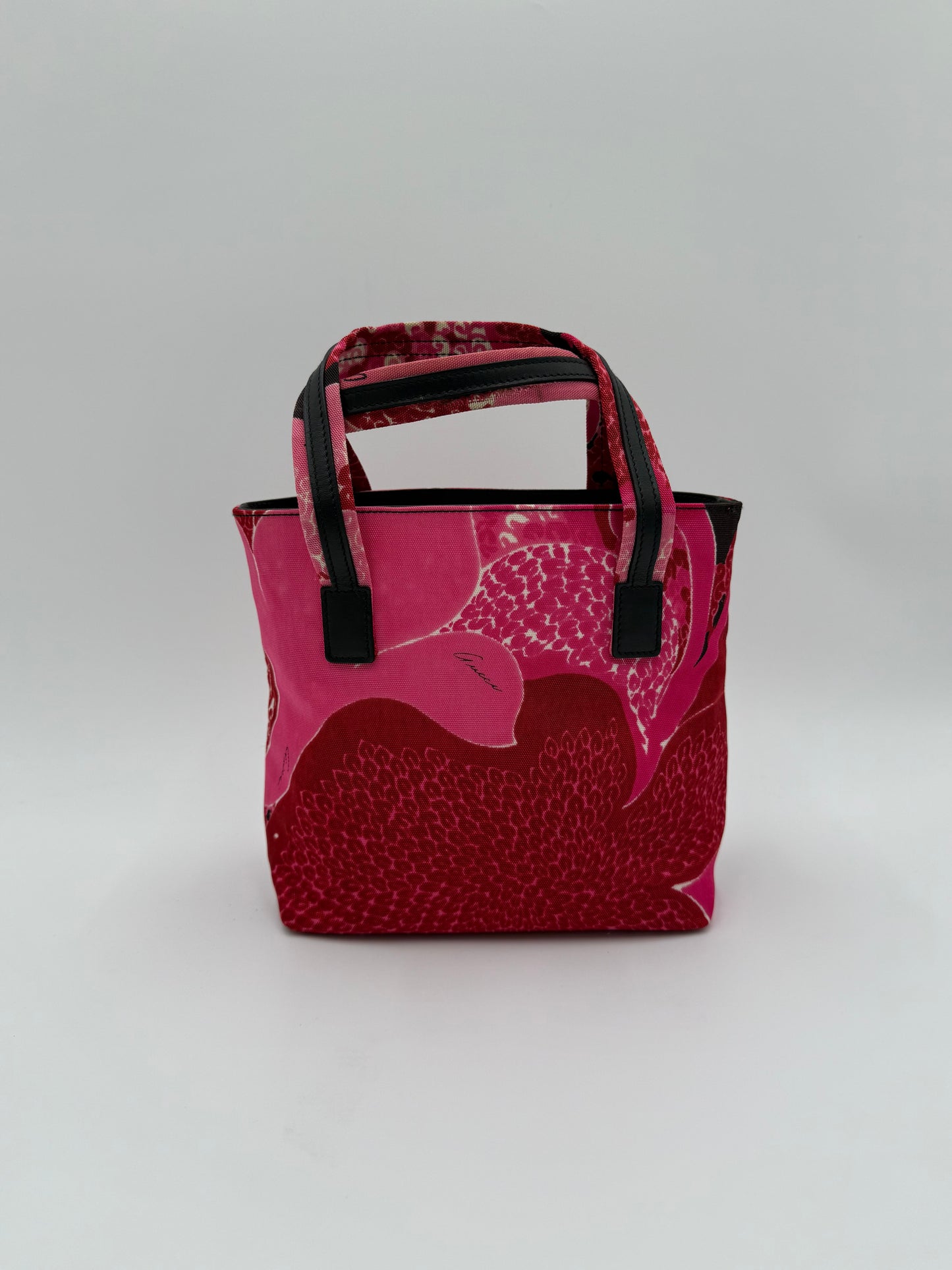 Gucci Borsa a Mano Vintage 1999 Acid Flower in Tela Floreale