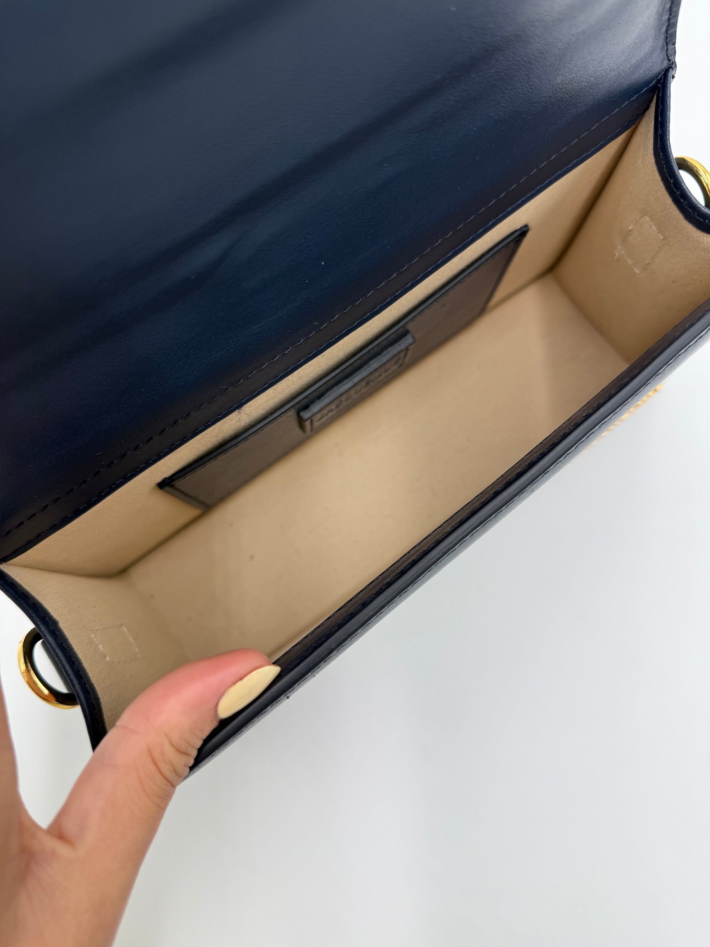 Jacquemus Borsa Le Grand Bambino Blu Navy