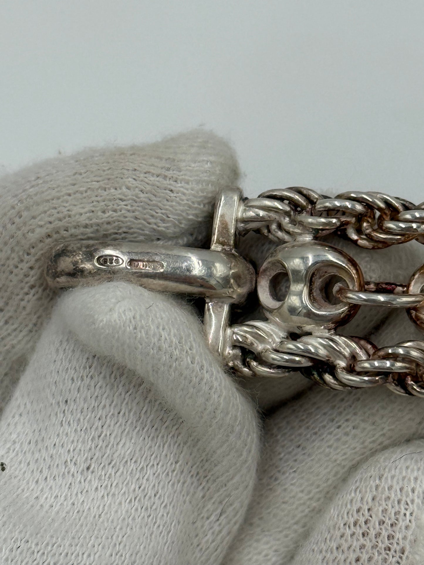 Gucci Bracciale Marina Chain Vintage Argento