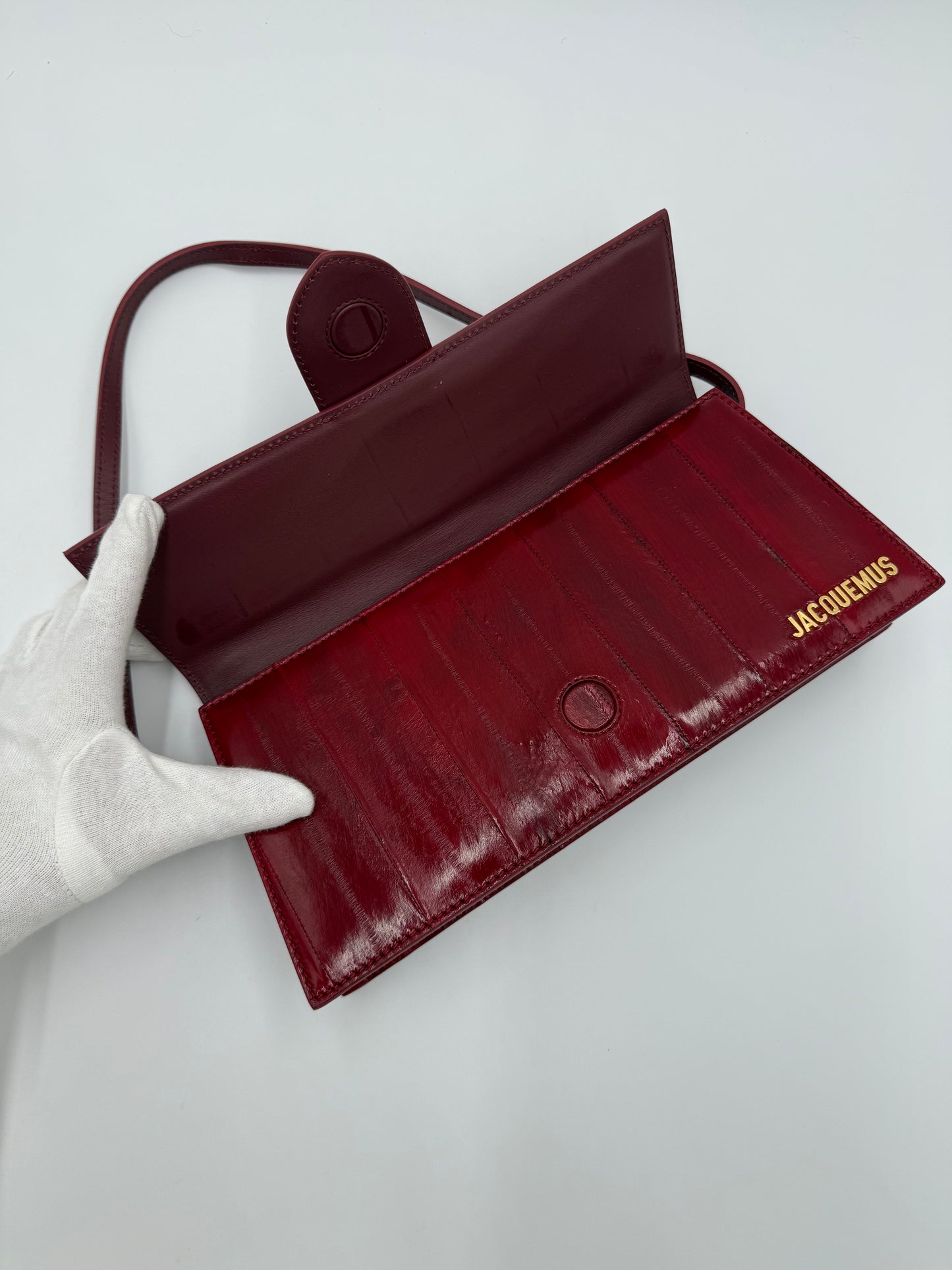 Jacquemus Borsa Le Bambino Long Missina Rossa