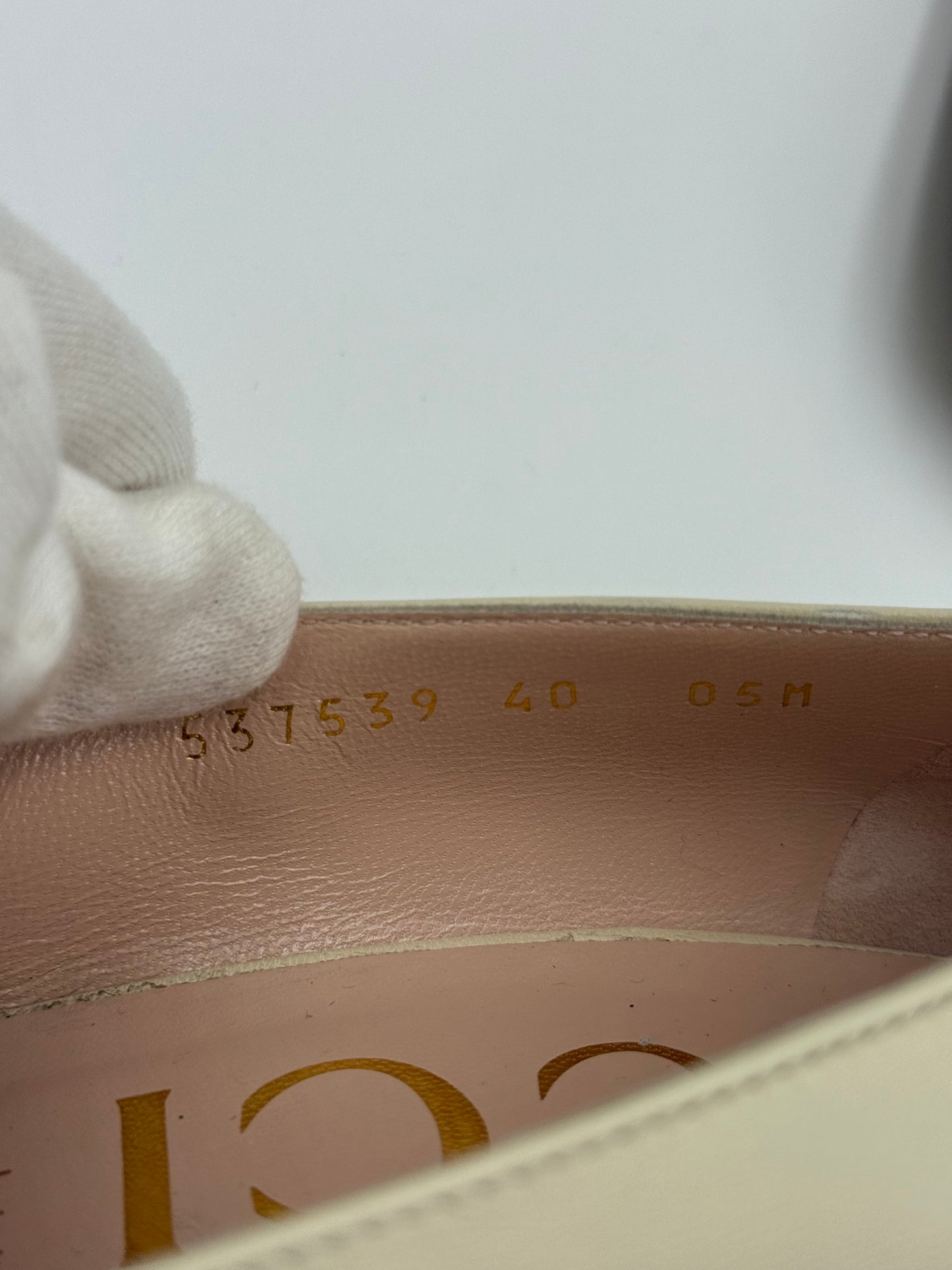 Gucci Mocassini Décolleté Sylvie Ecru