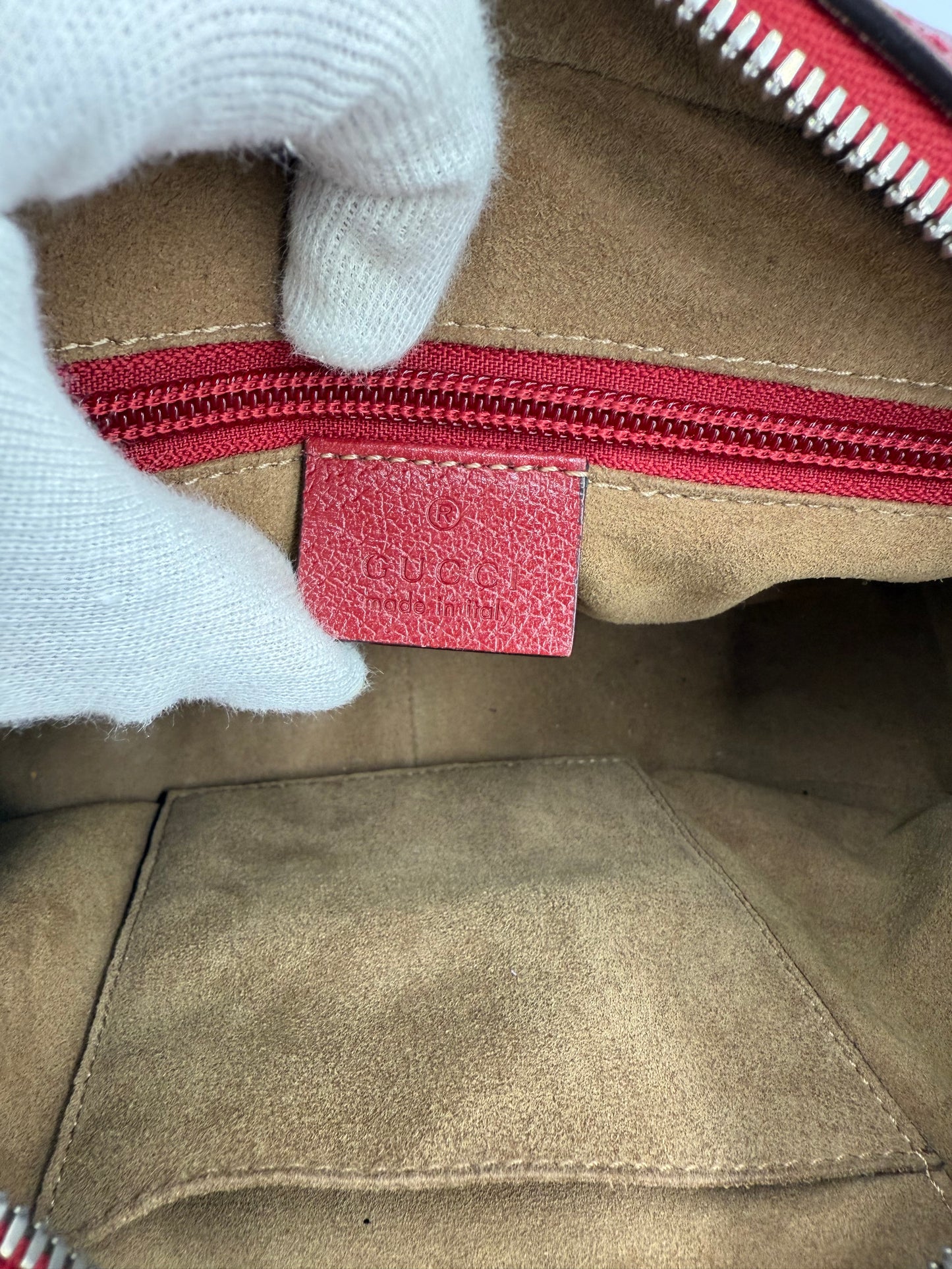 Gucci Borsa a Tracolla GG Blooms Supreme Rossa
