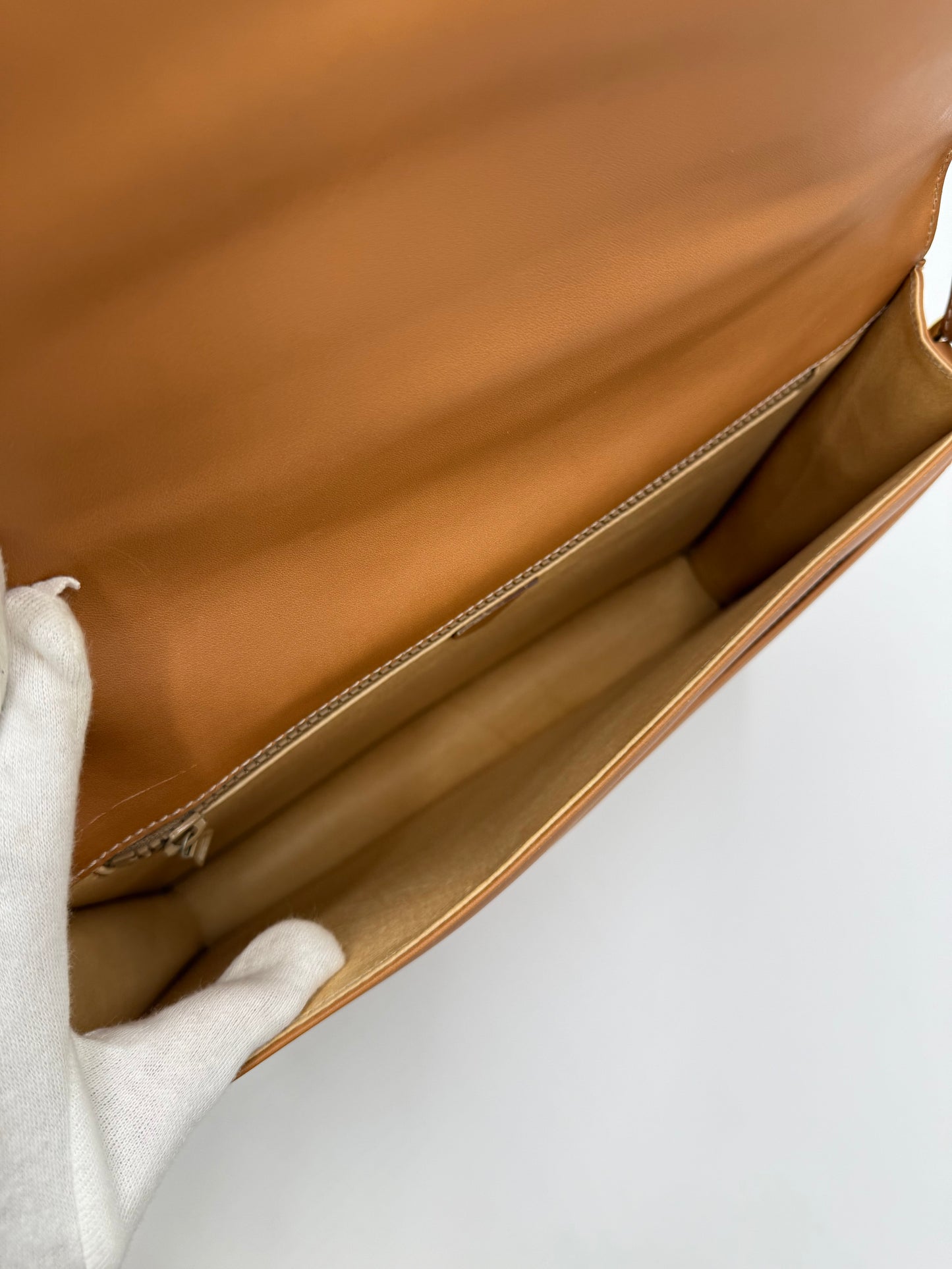 Céline Borsa Envelope Vintage in Pelle Cammello