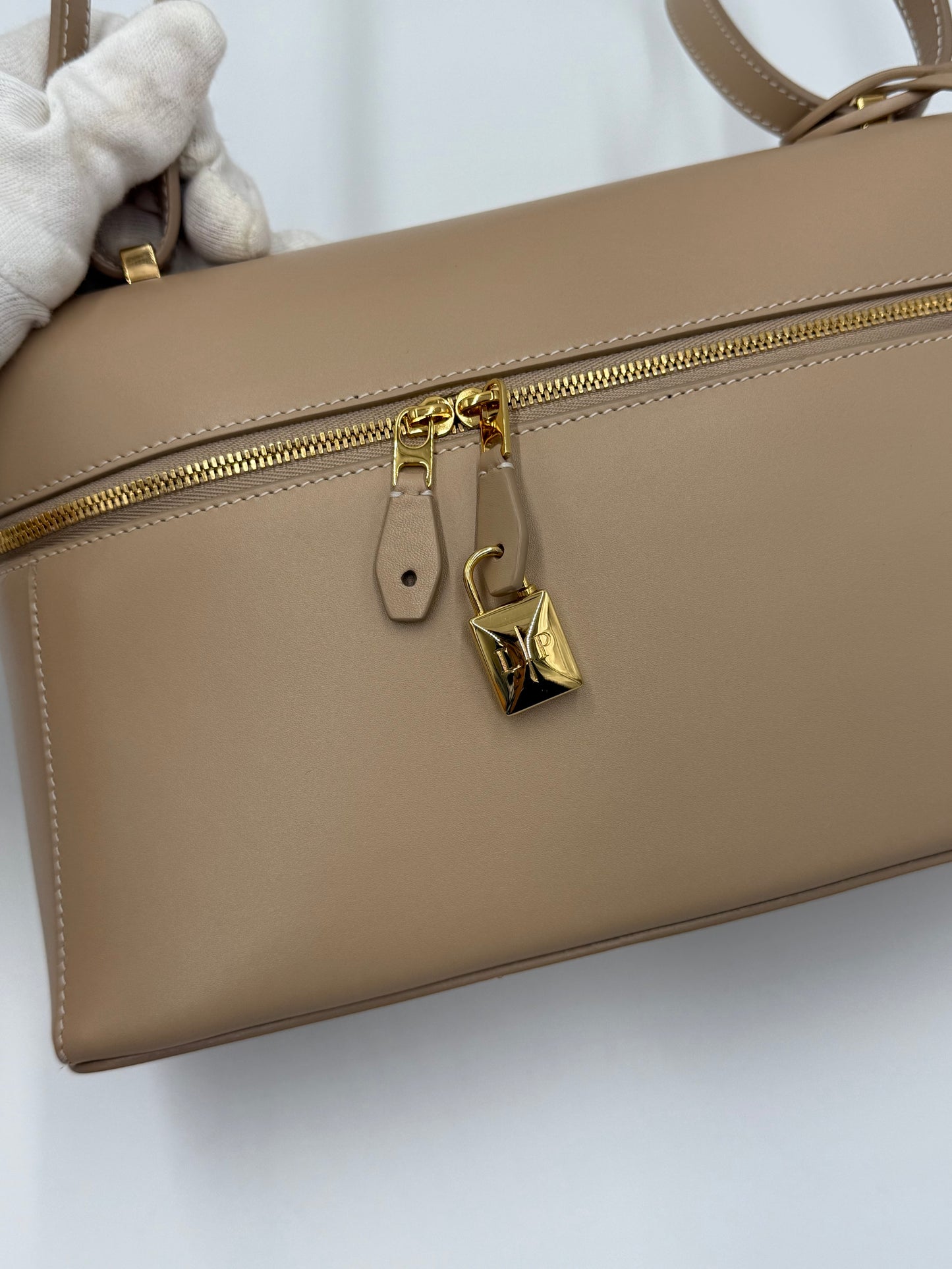 Loro Piana Borsa Extra L27 Light Mastic/Sun Gold