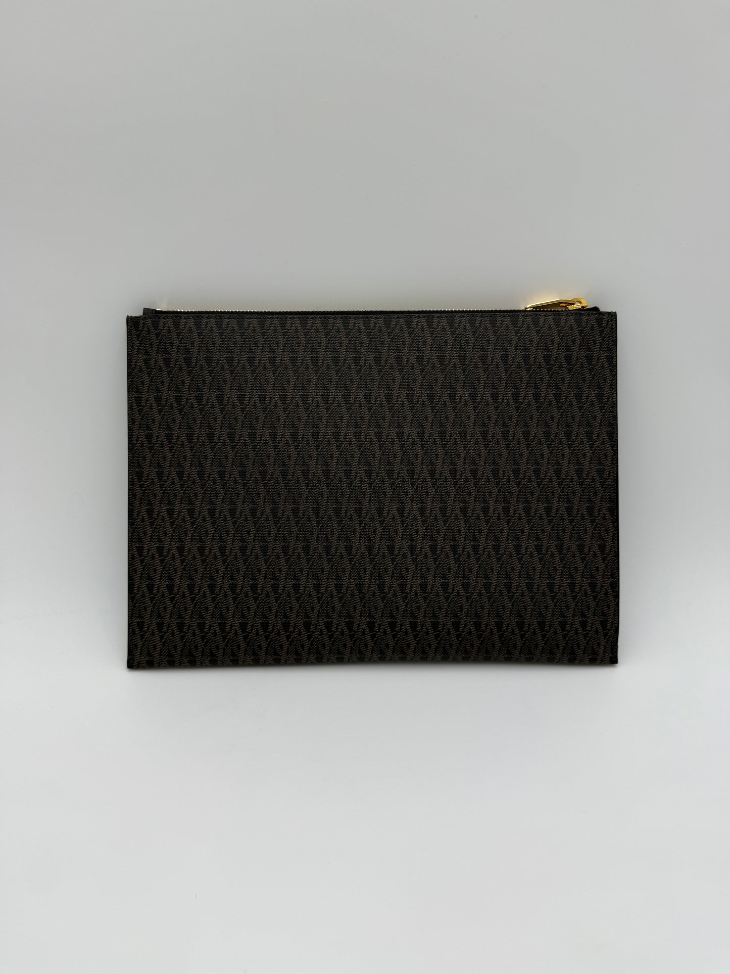Saint Laurent Pouch Classic Toile Monogram Marrone