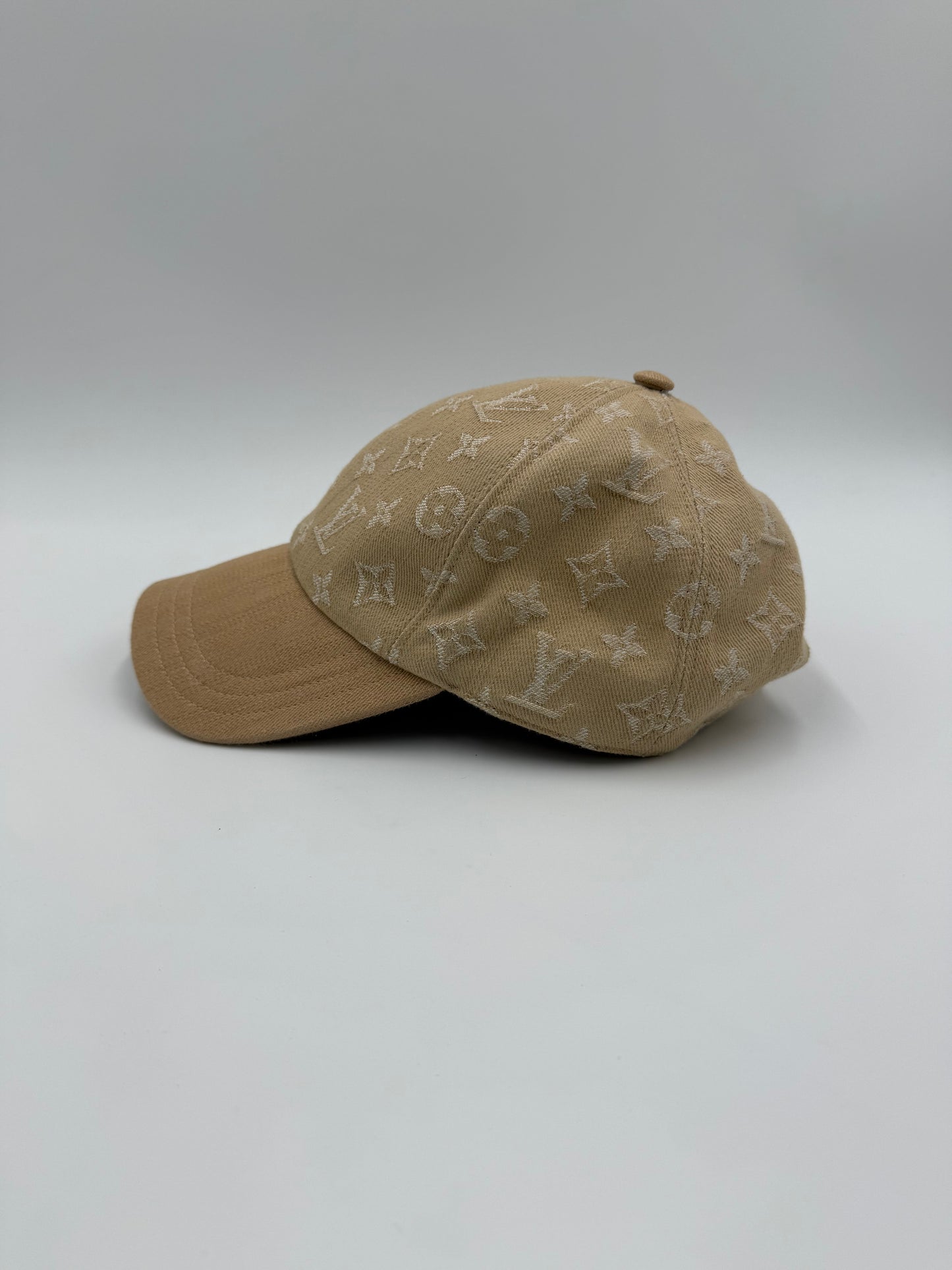 Louis Vuitton Cappello Monogram II Denim Beige