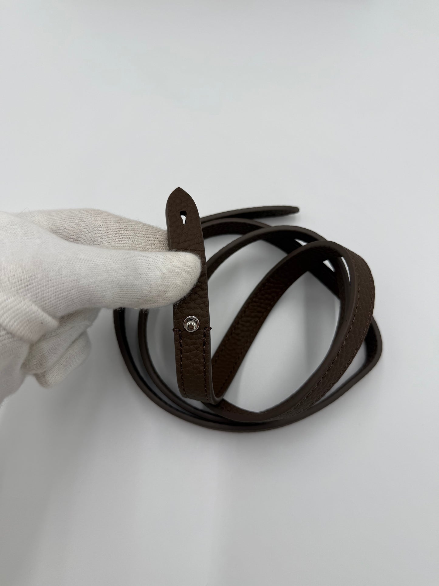 The Row Borsa Soft Margaux 10 Dark Olive