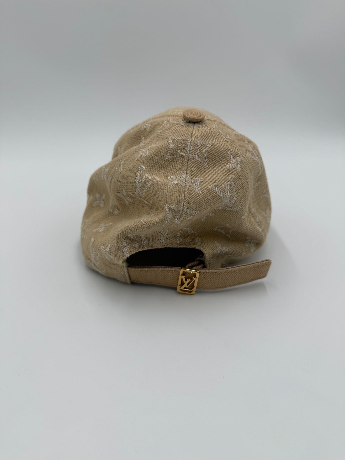 Louis Vuitton Cappello Monogram II Denim Beige