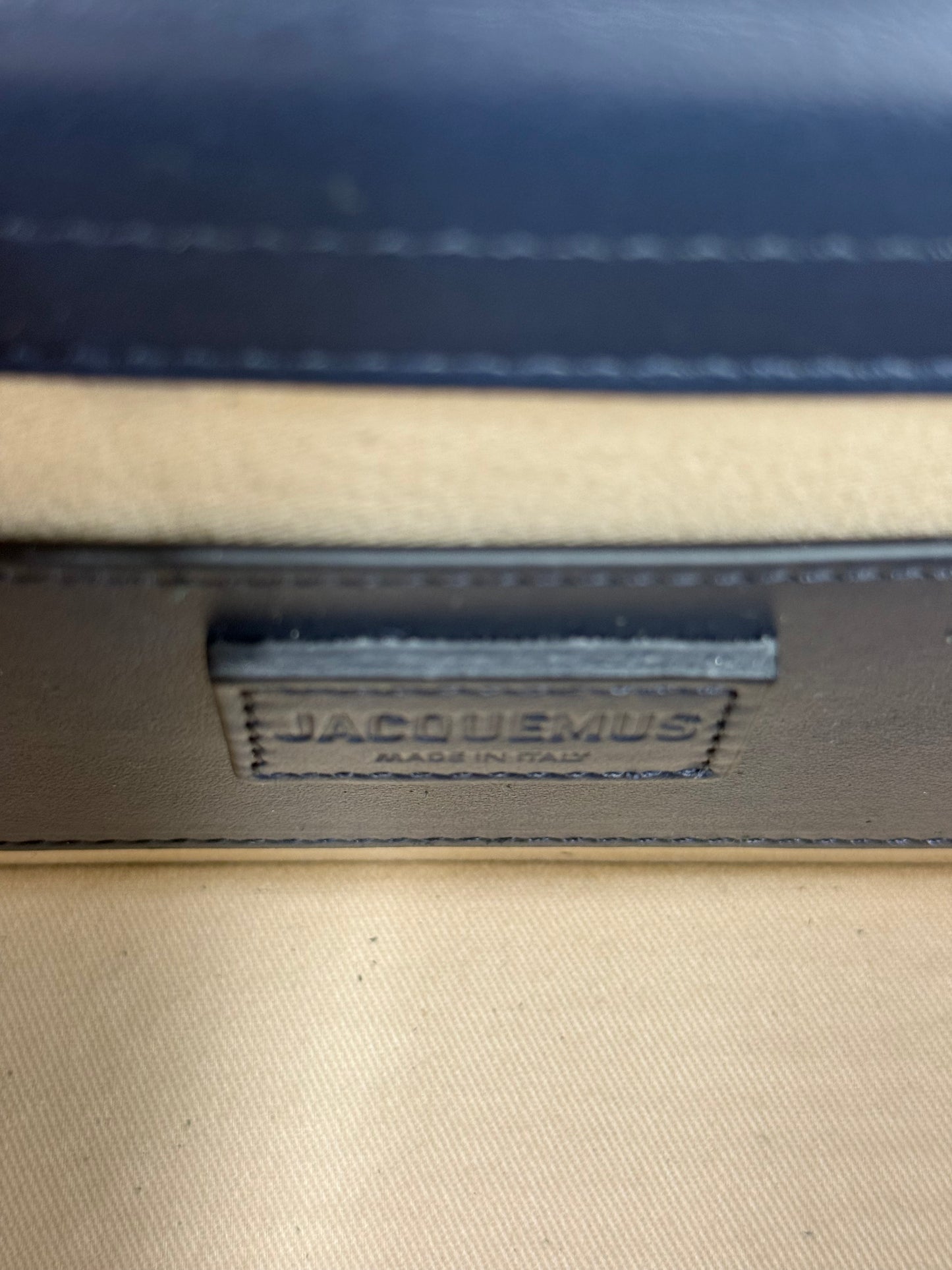 Jacquemus Borsa Le Grand Bambino Blu Navy