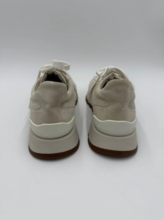 Brunello-Cucinelli-Sneakers-in-Pelle-Scamosciata-Beige-e-Bianco-69234182750532 - Pally Vintage Closet