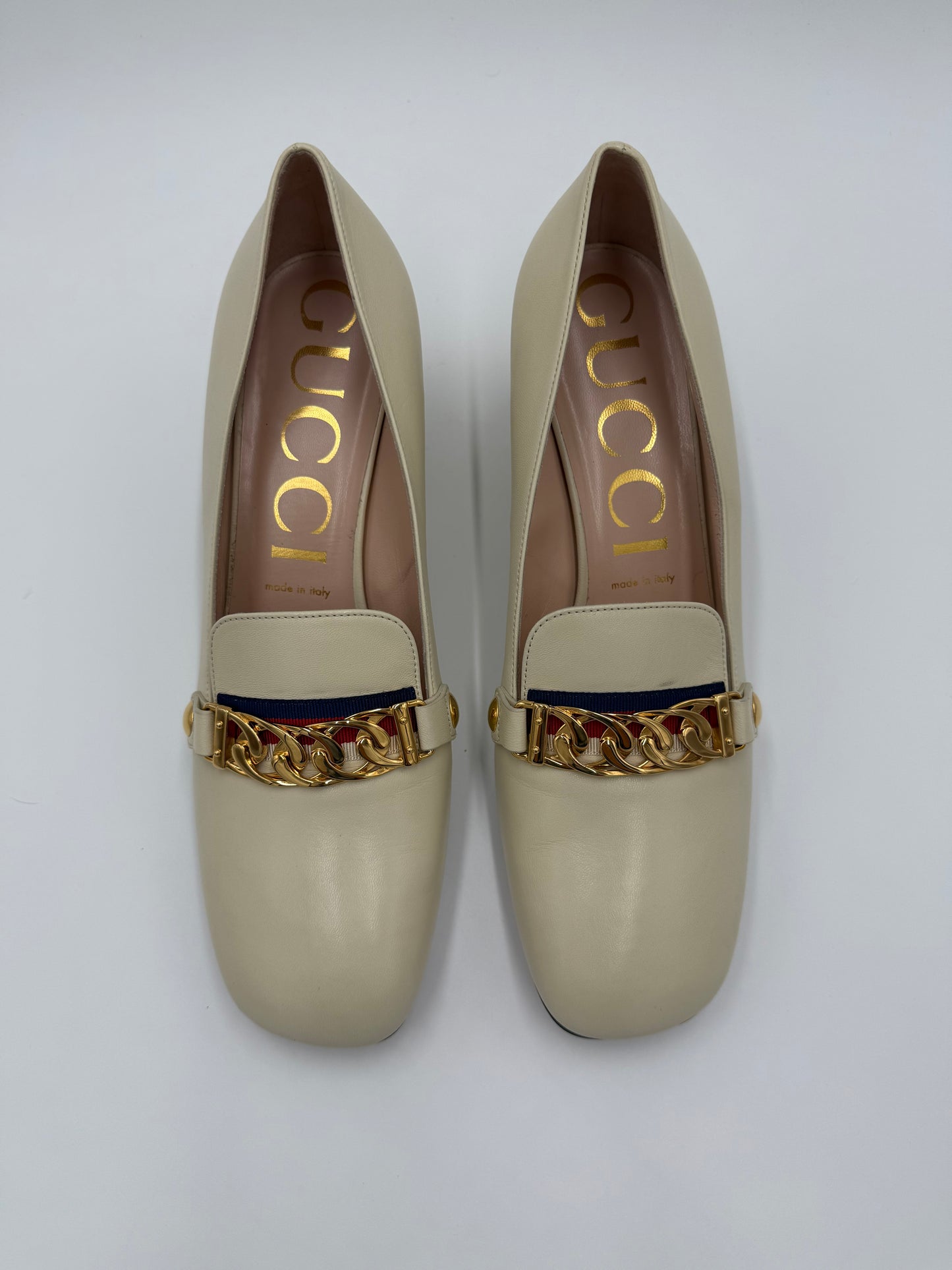 Gucci Mocassini Décolleté Sylvie Ecru