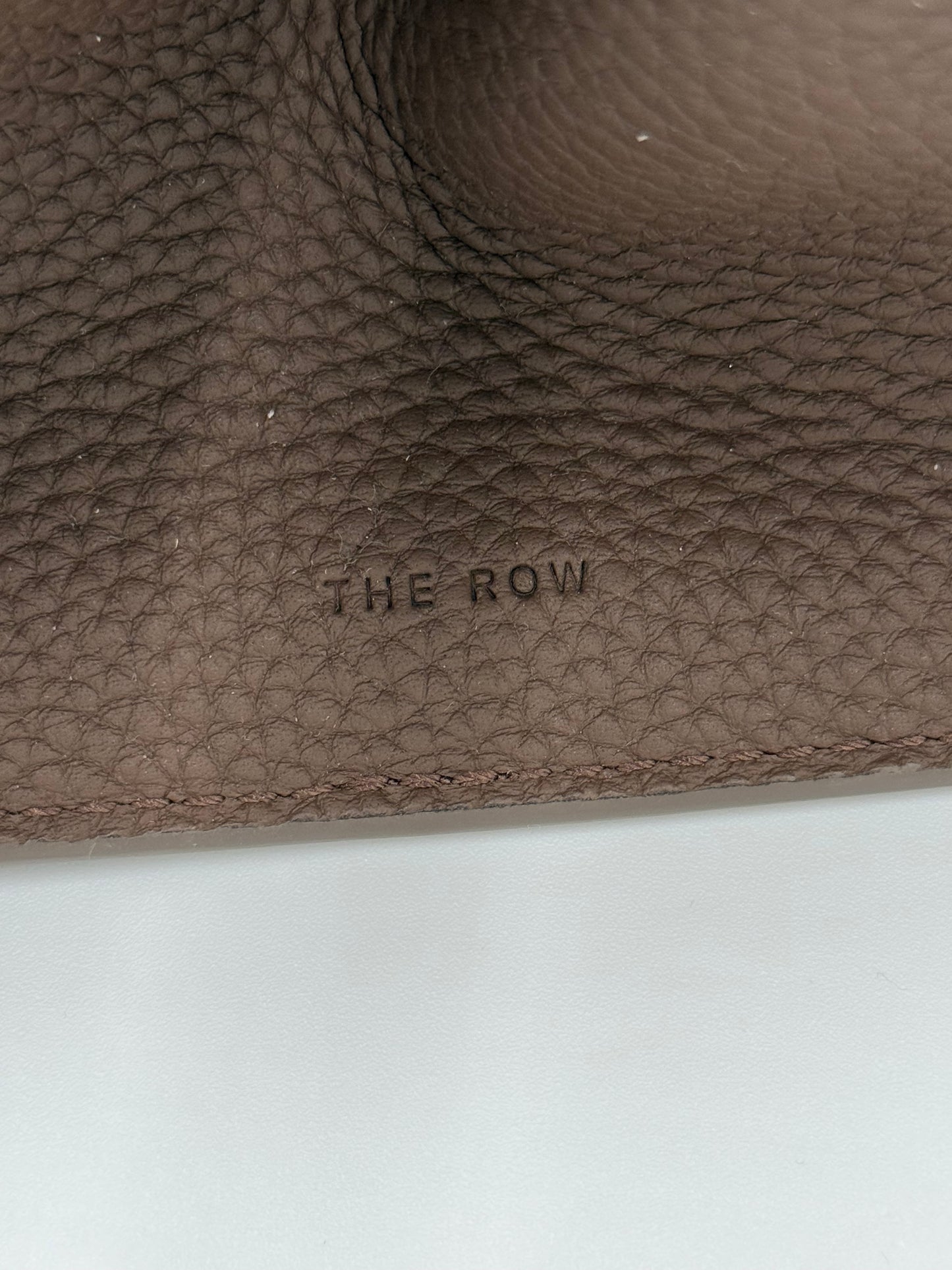 The Row Borsa Soft Margaux 10 Dark Olive
