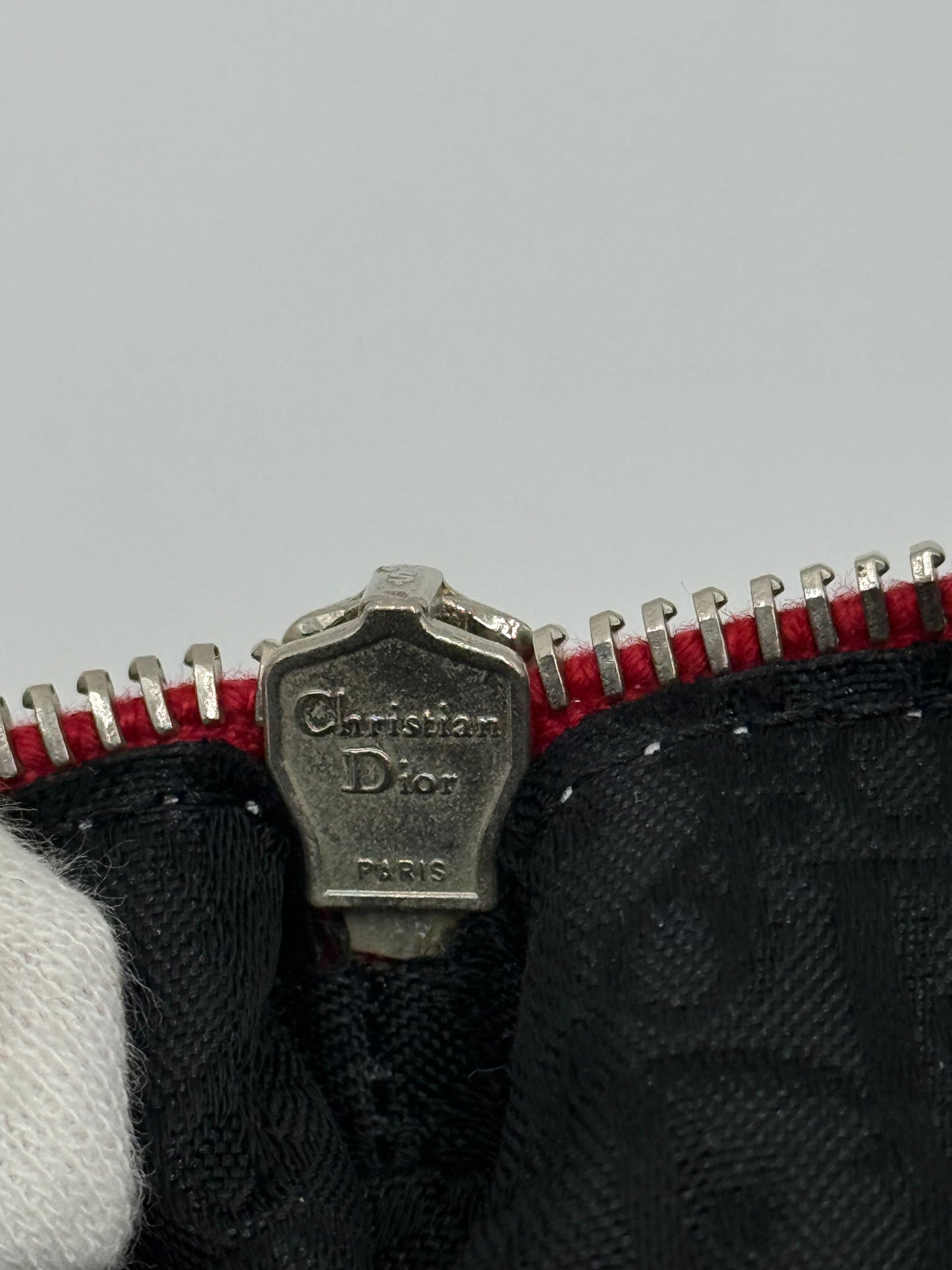 Christian Dior Borsa Hardcore Bowler John Galliano Bianca e Rossa - Pally Vintage Closet