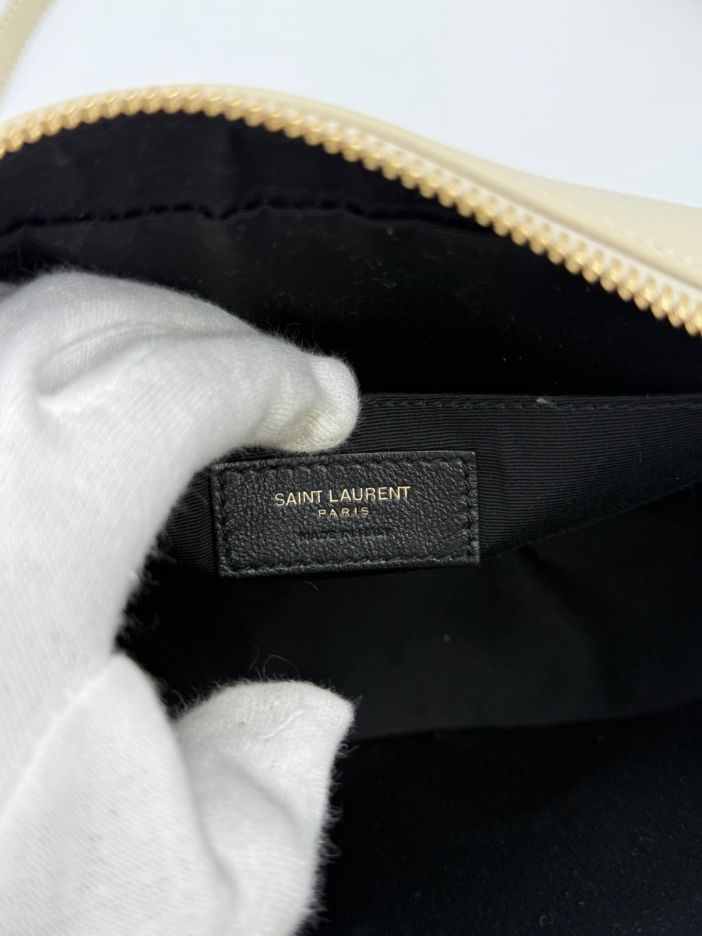 Saint Laurent Borsa Lou Camera Crema