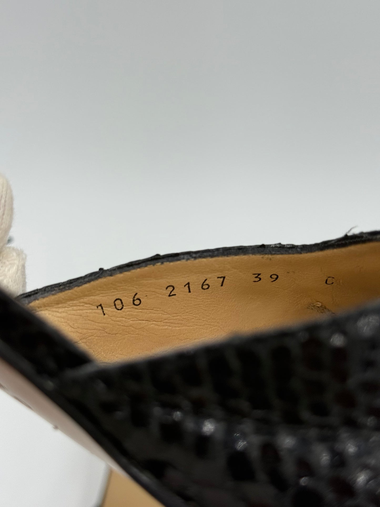 Gucci Sandali Horsebit Vintage in Pitone Neri