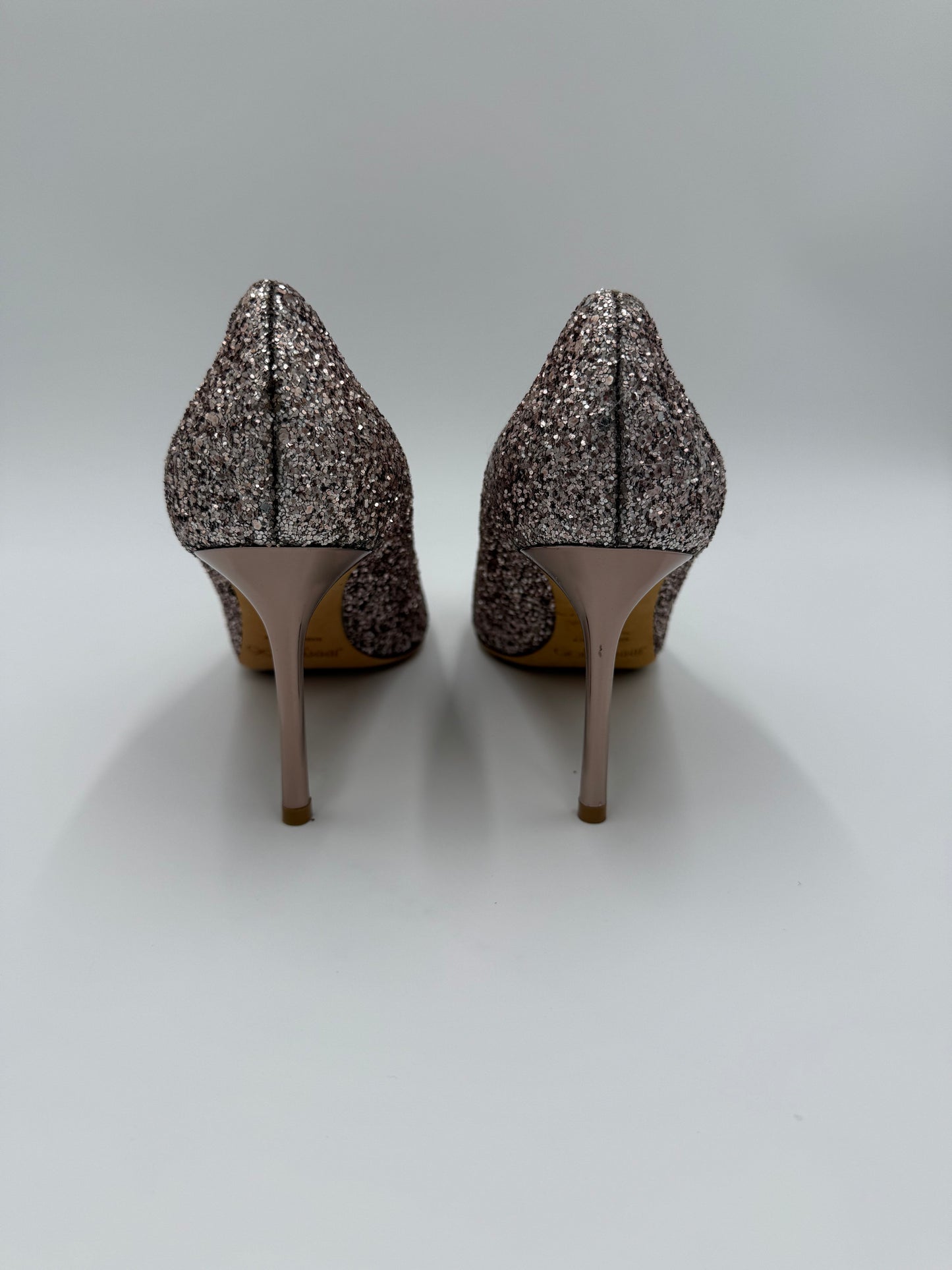 Jimmy Choo Decollété Romy 85 con Glitter