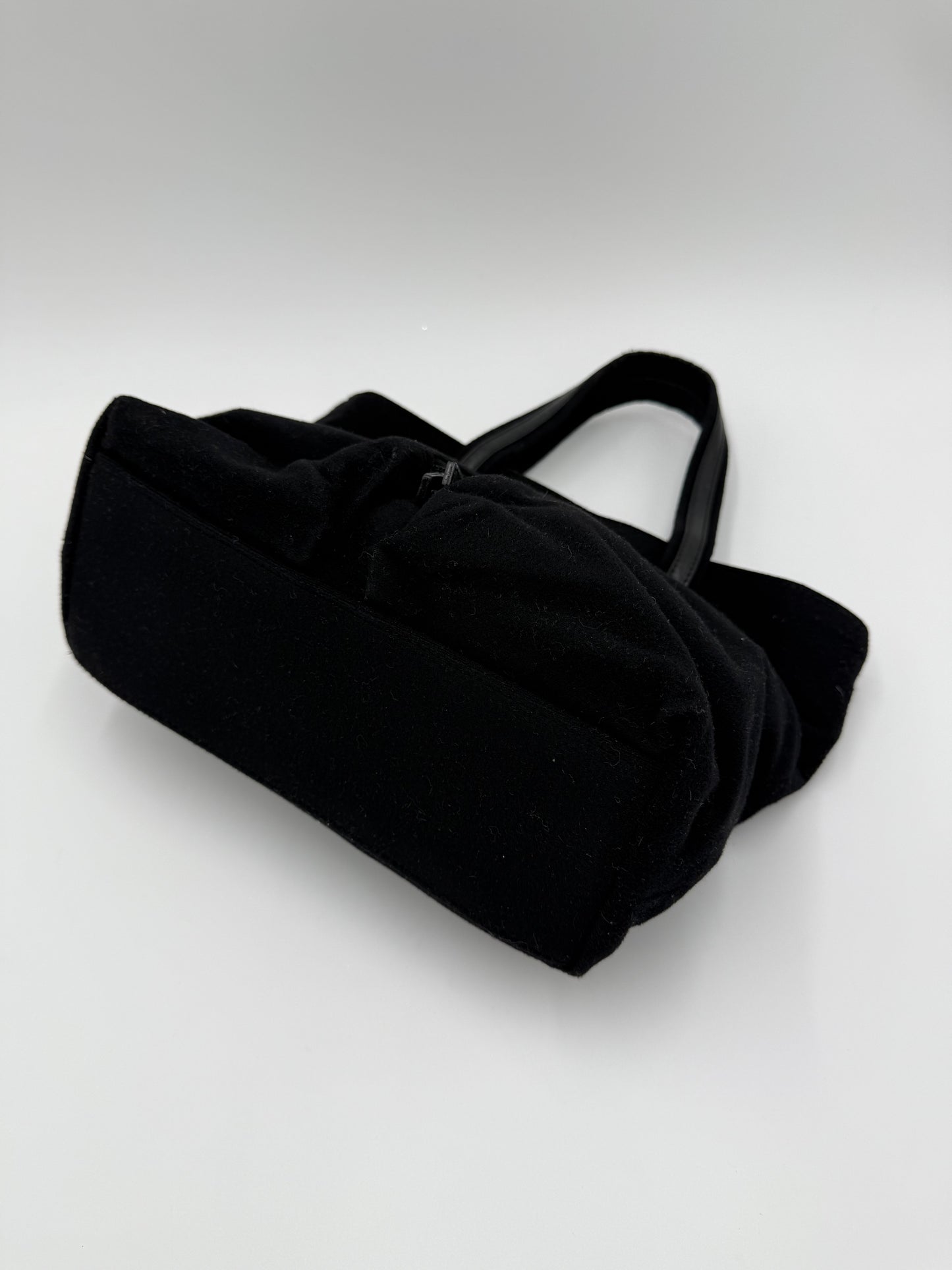 Gucci Borsa Vintage Tom Ford in Feltro Nera