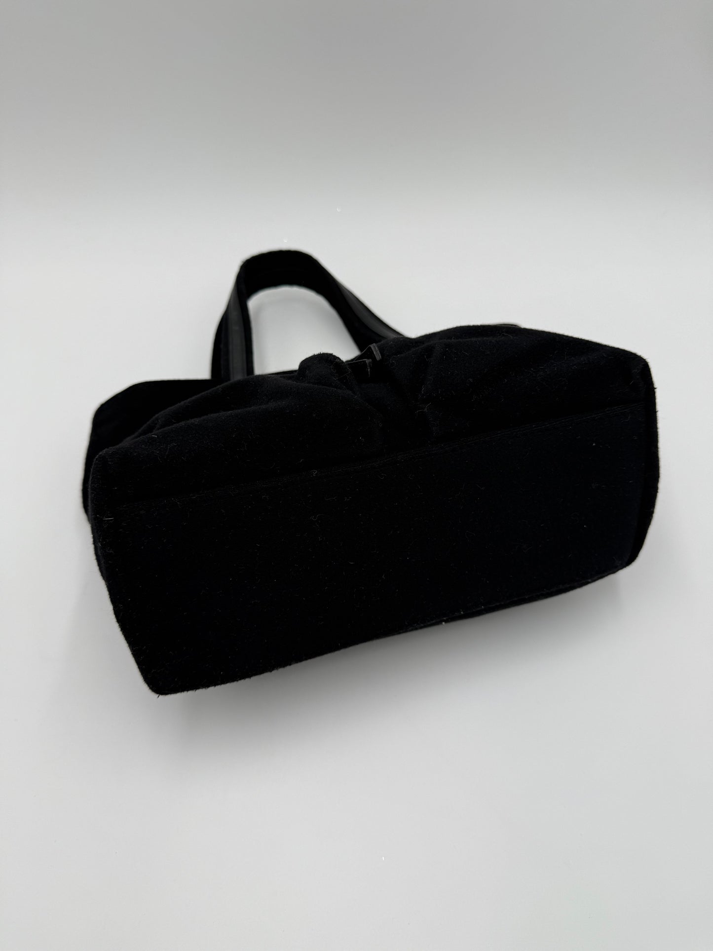 Gucci Borsa Vintage Tom Ford in Feltro Nera