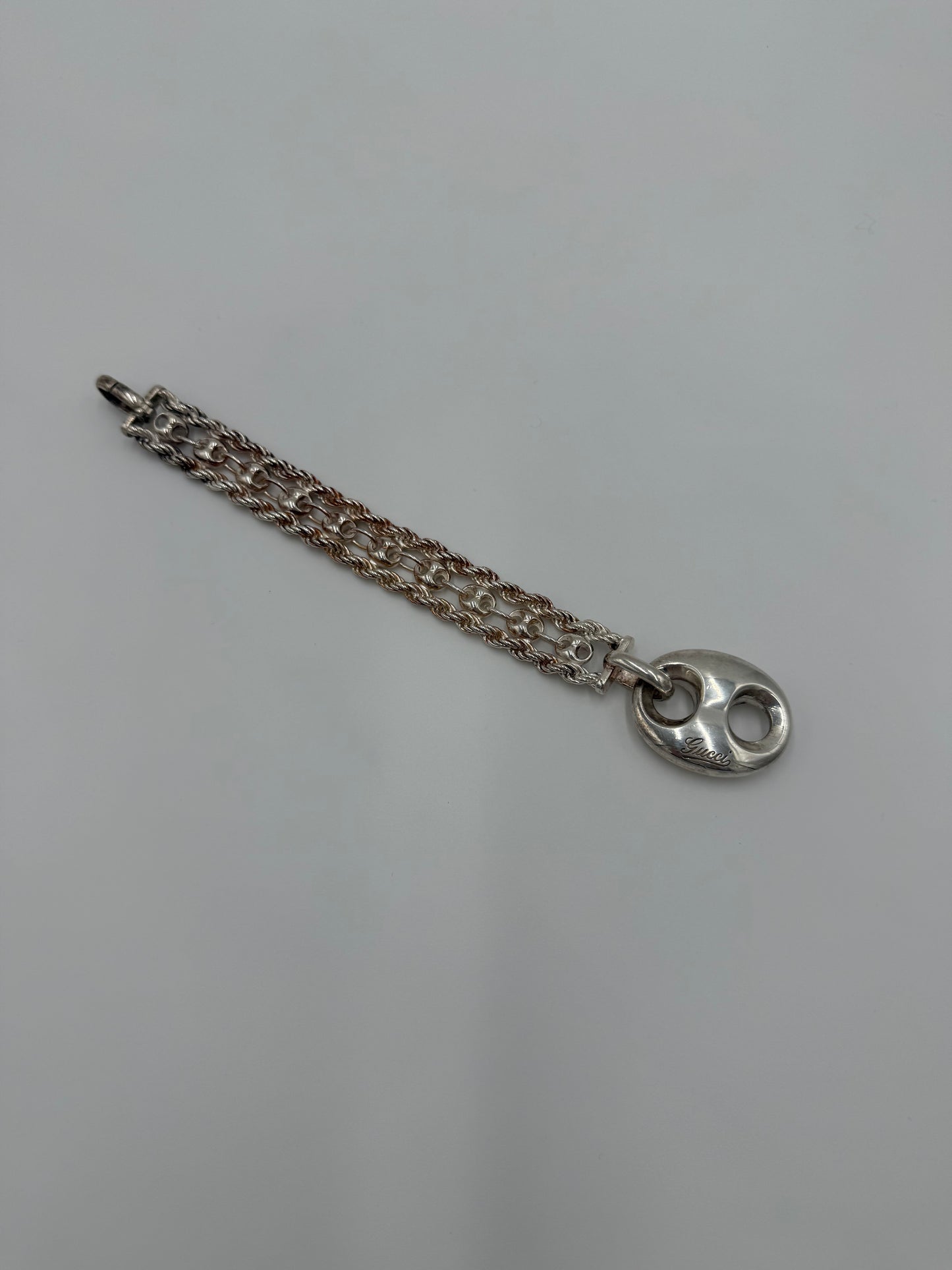 Gucci Bracciale Marina Chain Vintage Argento
