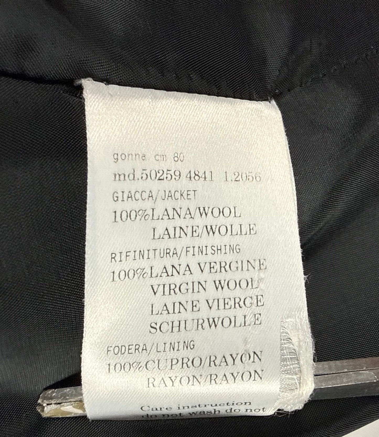 Gai Mattiolo Couture Blazer Vintage Pied-de-Poule e Paillettes Nero e Bianco - Pally Vintage Closet