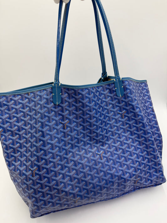 Goyard Borsa Saint Louis GM Blu Goyardine - Pally Vintage Closet