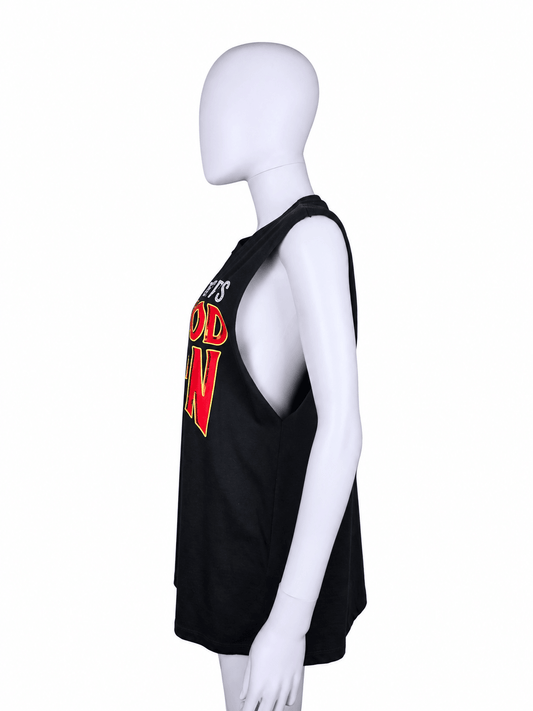 Gucci Canotta Hollywood Babylon Love Parade con Paillettes Nera - Pally Vintage Closet