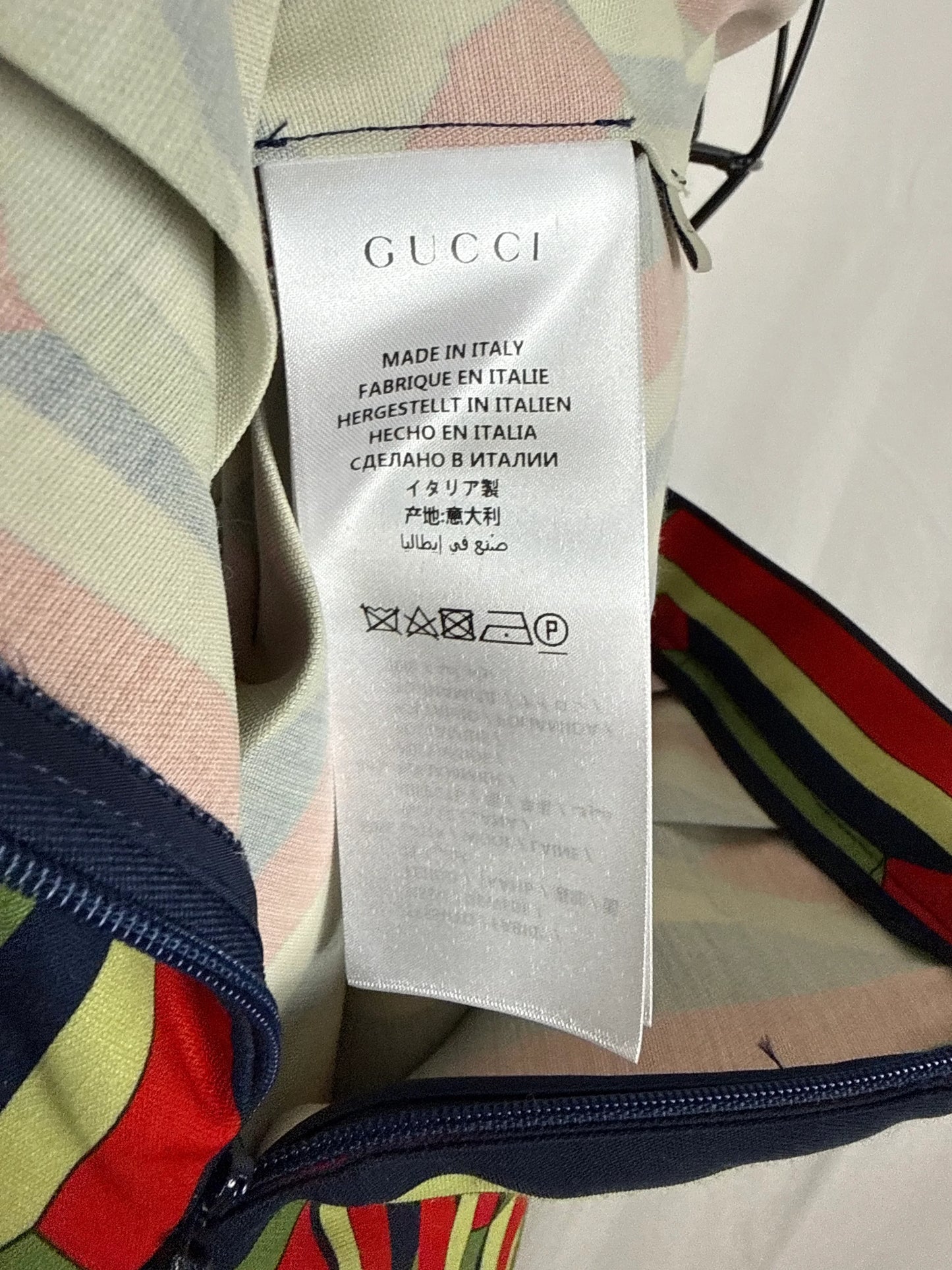 Gucci-Gonna-Midi-con-Motivo-Geometrico-Ottico-Multicolore-69093789172036 - Pally Vintage Closet