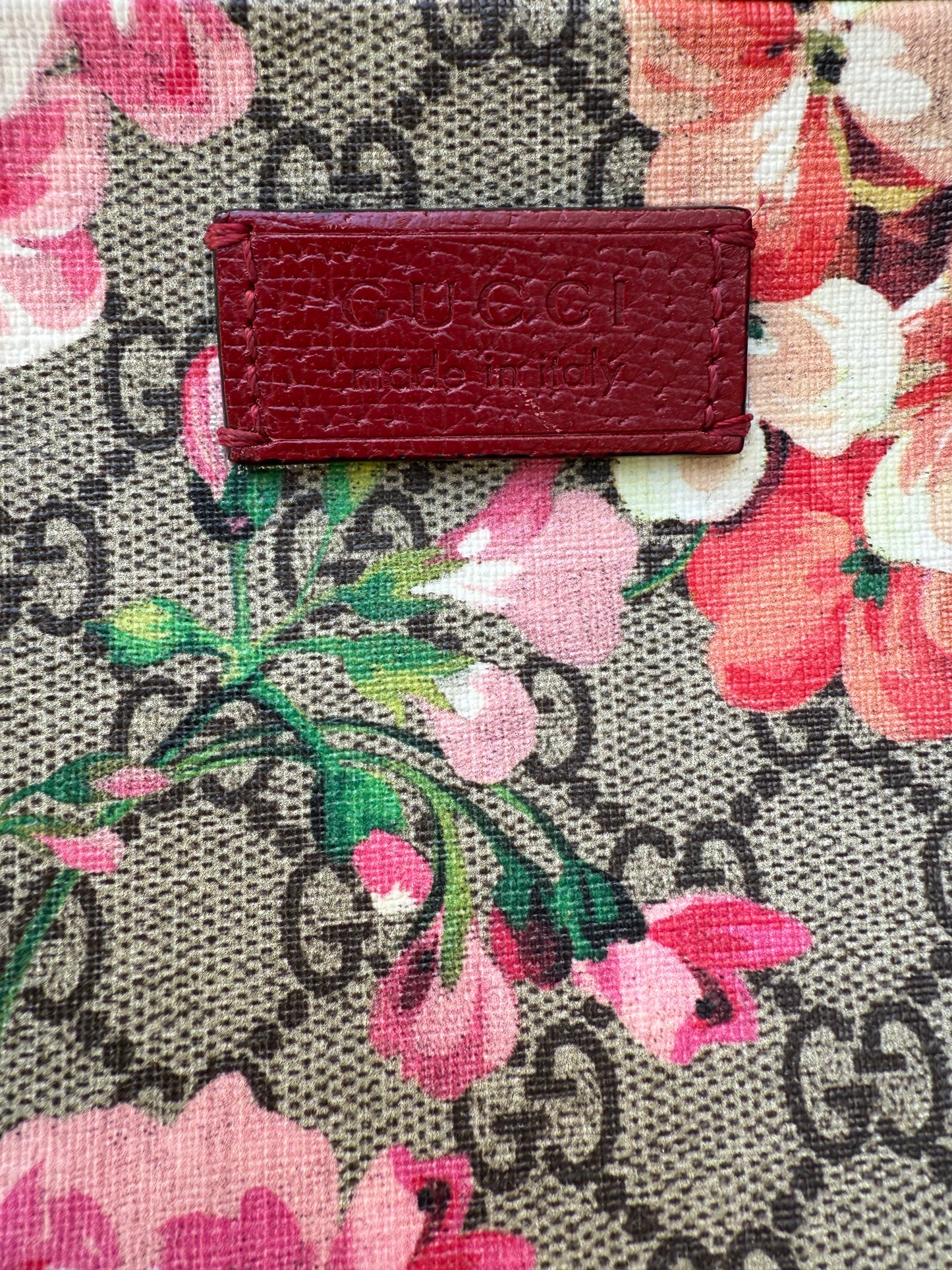 Gucci Borsa a Tracolla GG Blooms Supreme Rossa
