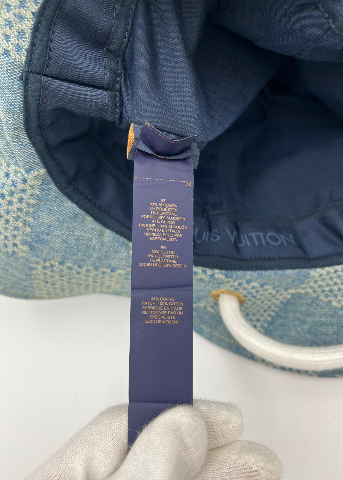 Louis Vuitton Cappello LV Dandy Bucket Denim