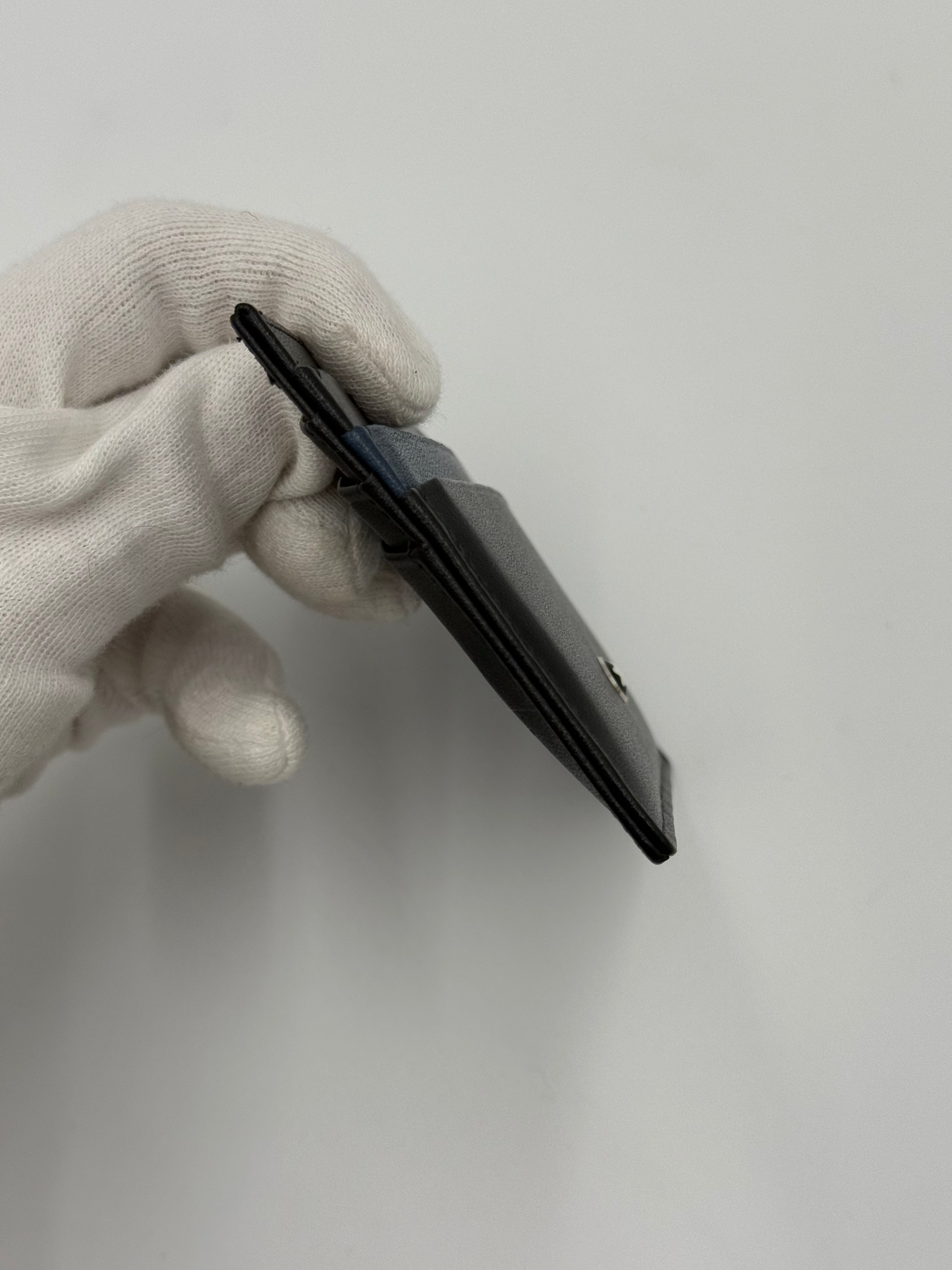 Montblanc Portacarte Bicolore Blu e Nero - Pally Vintage Closet