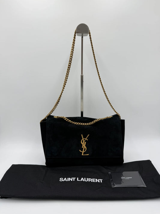 Saint-Laurent-Borsa-Reversible-Jamie-in-Pelle-e-Suede-Nero-70265913246020 - Pally Vintage Closet