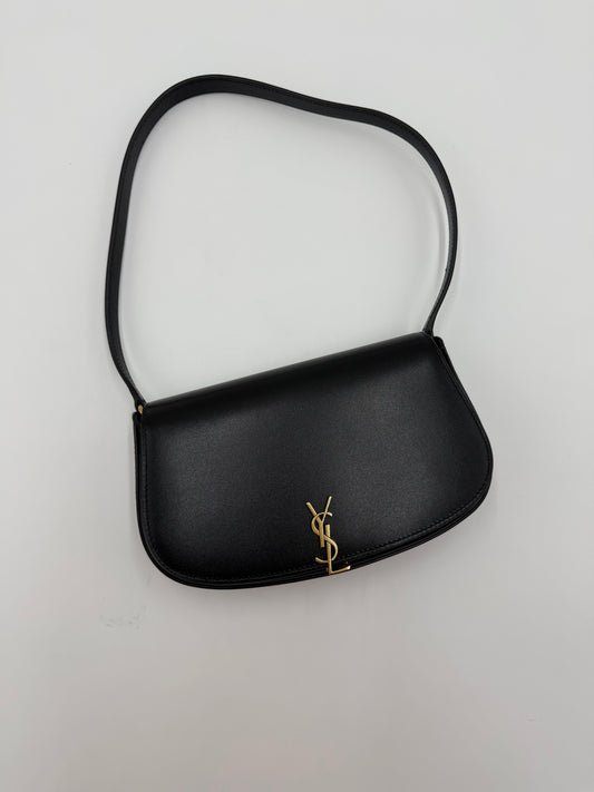 Saint Laurent Borsa Voltaire Mini in Pelle Liscia Nera - Pally Vintage Closet