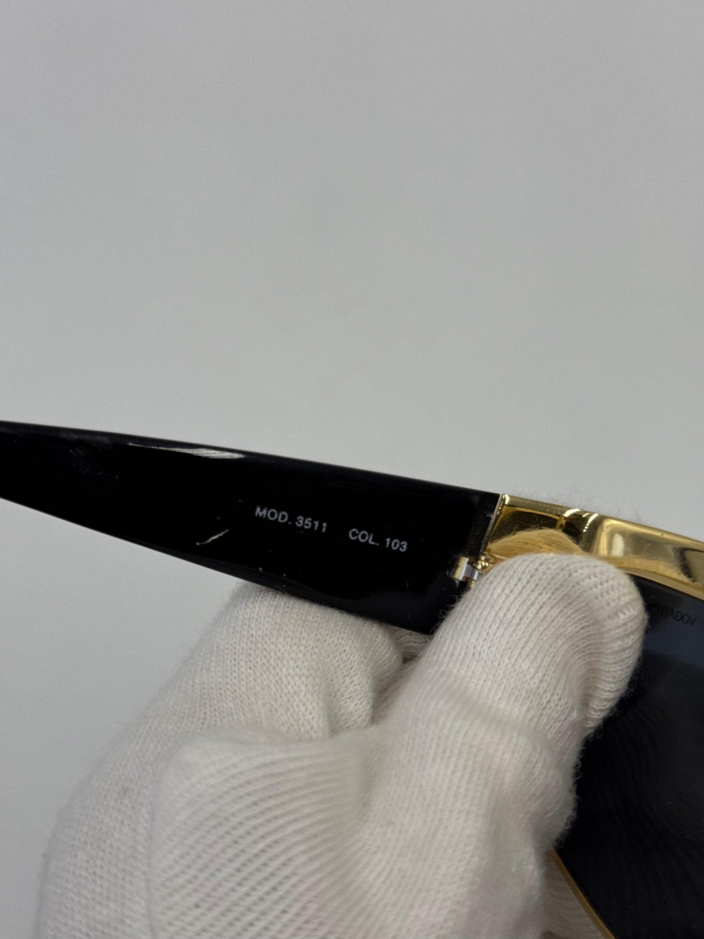 Vogart Occhiali da Sole Vintage Mod. 3511 Col. 103 Nero e Oro - Pally Vintage Closet