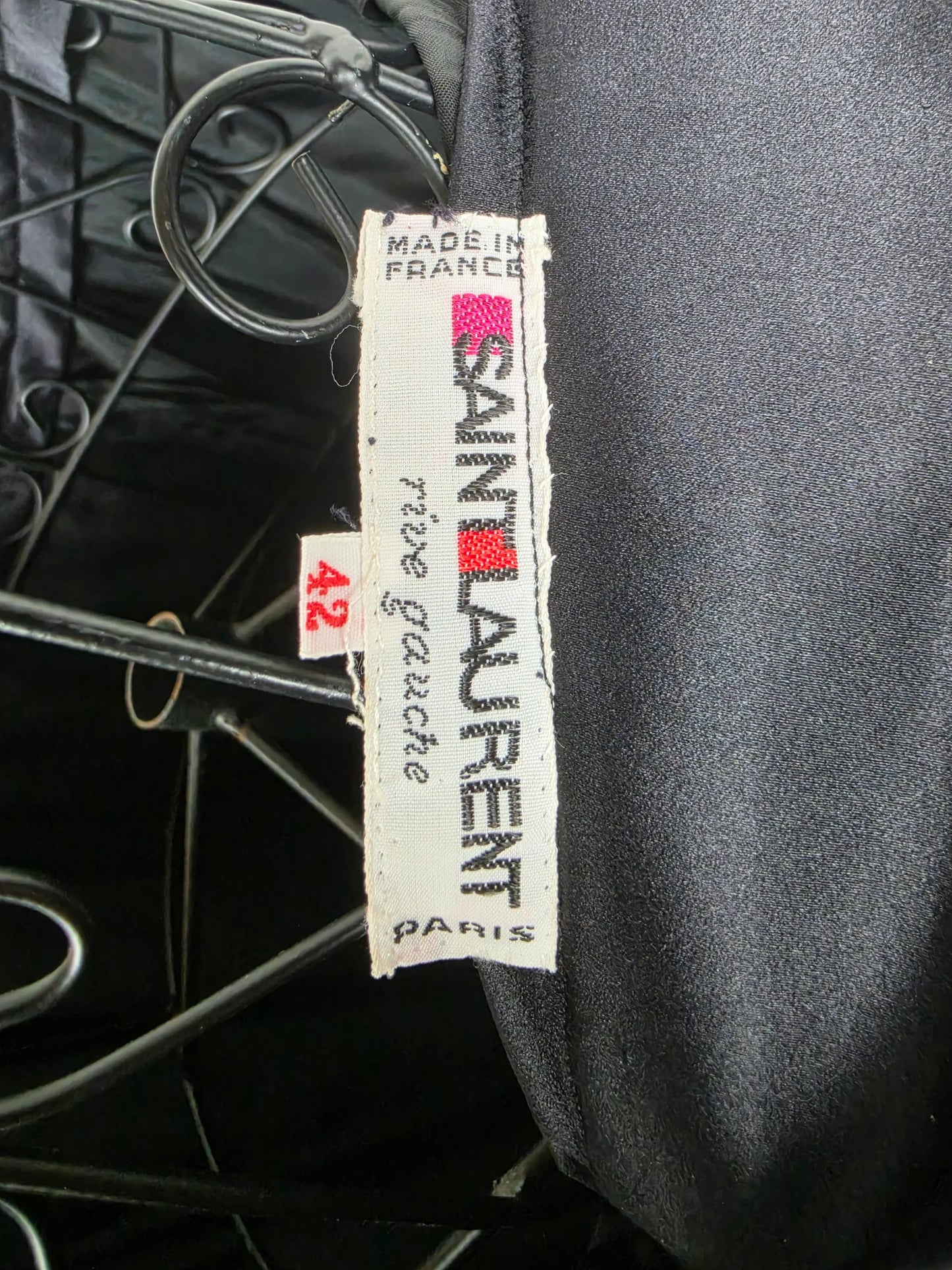 Yves-Saint-Laurent-Rive-Gauche-Maxi-Gonna-Vintage-Velluto-Nero-70263500570948 - Pally Vintage Closet