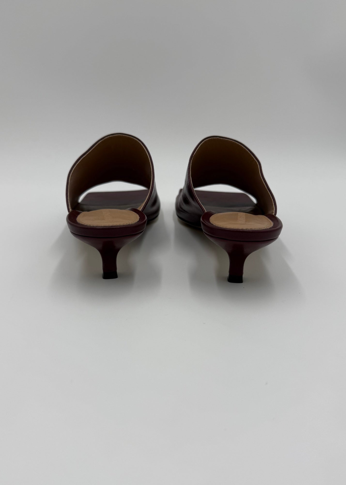 Bottega Veneta Mule Stretch in Pelle Bordeaux