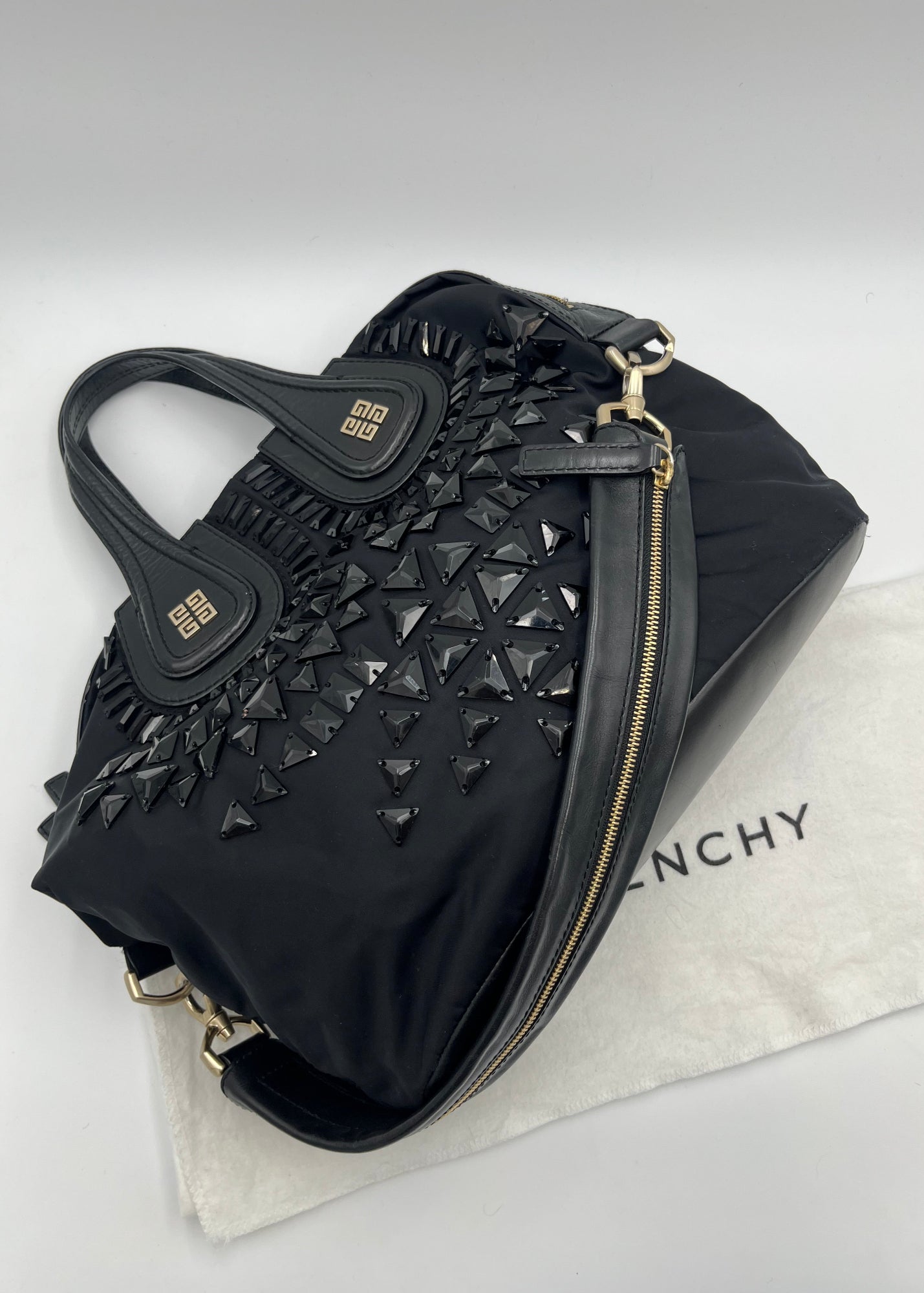 Givenchy Borsa Nightingale Nylon Nera