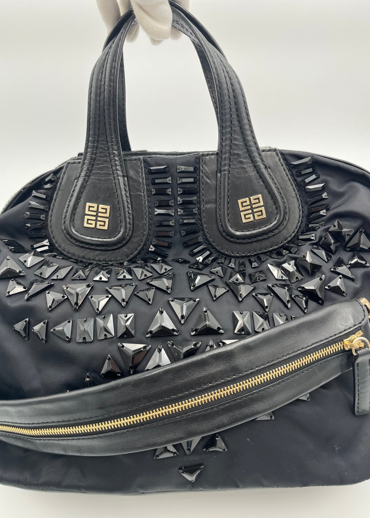 Givenchy Borsa Nightingale Nylon Nera