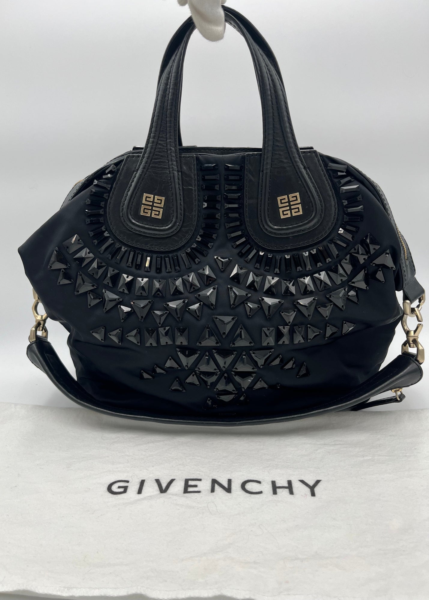 Givenchy Borsa Nightingale Nylon Nera