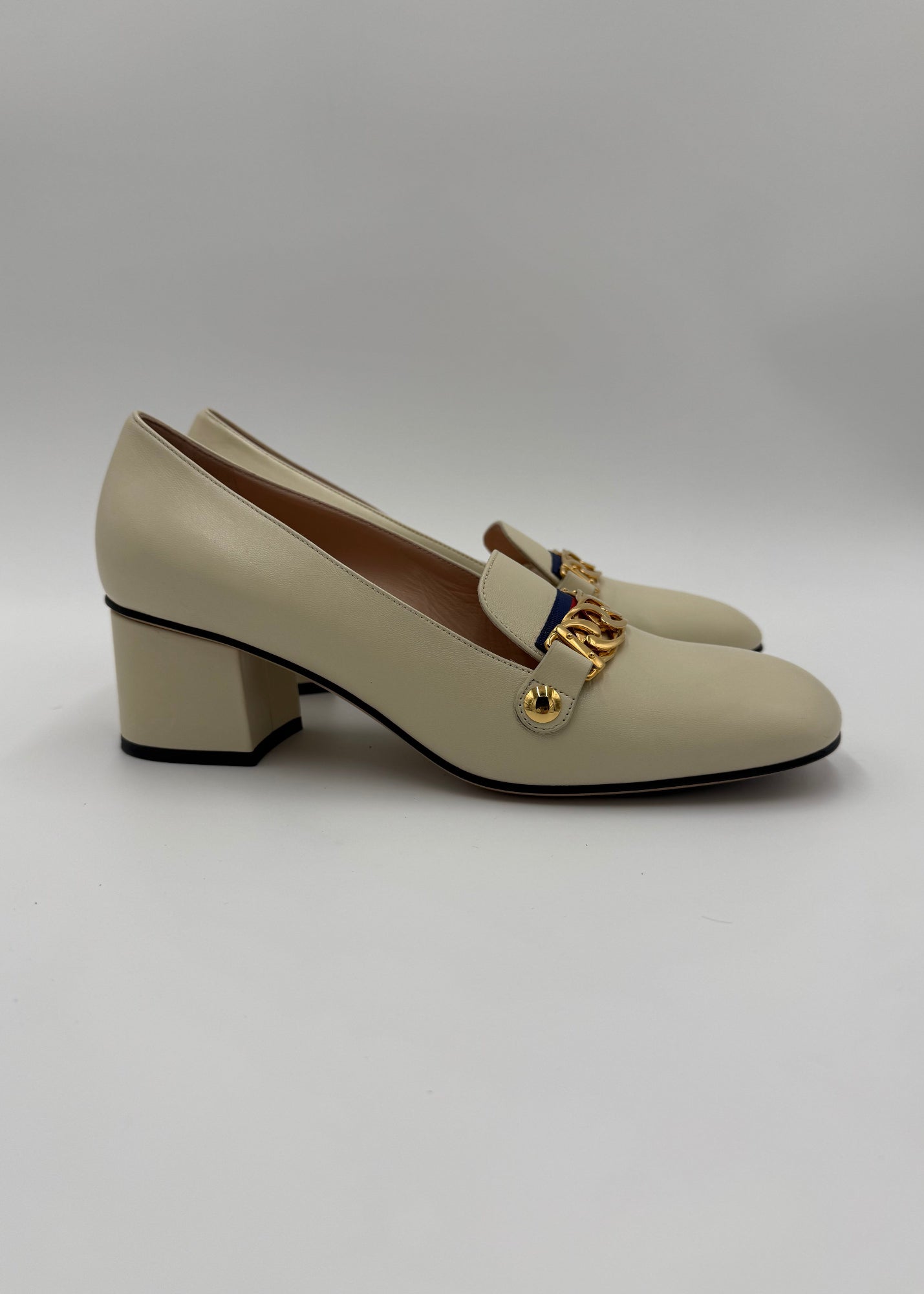 Gucci Mocassini Décolleté Sylvie Ecru