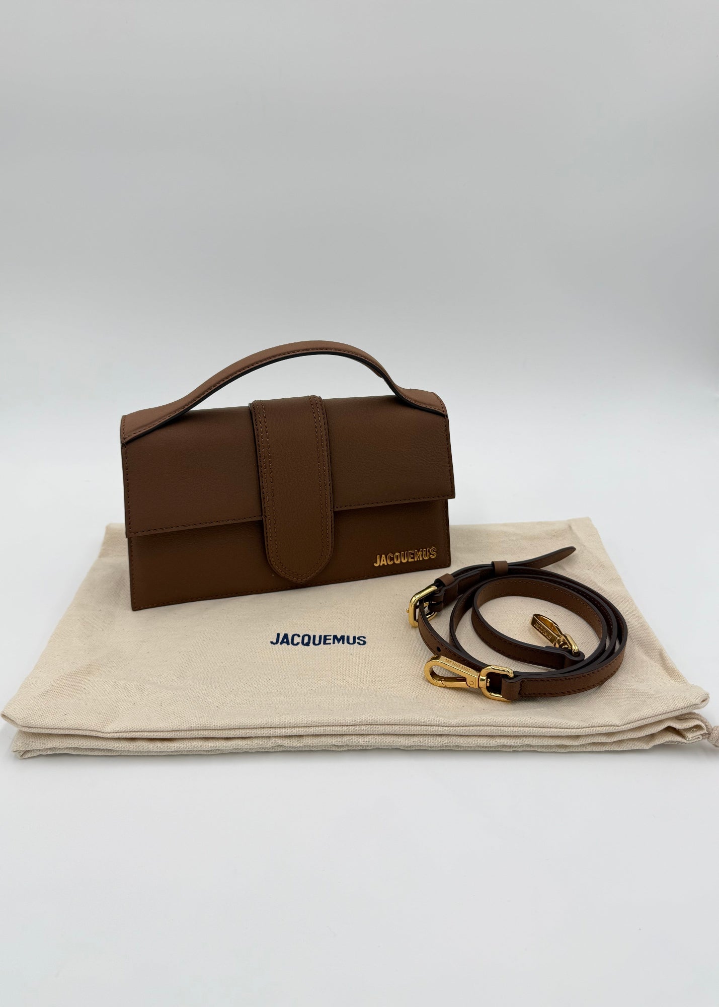 Jacquemus Borsa Le Grand Bambino Marrone