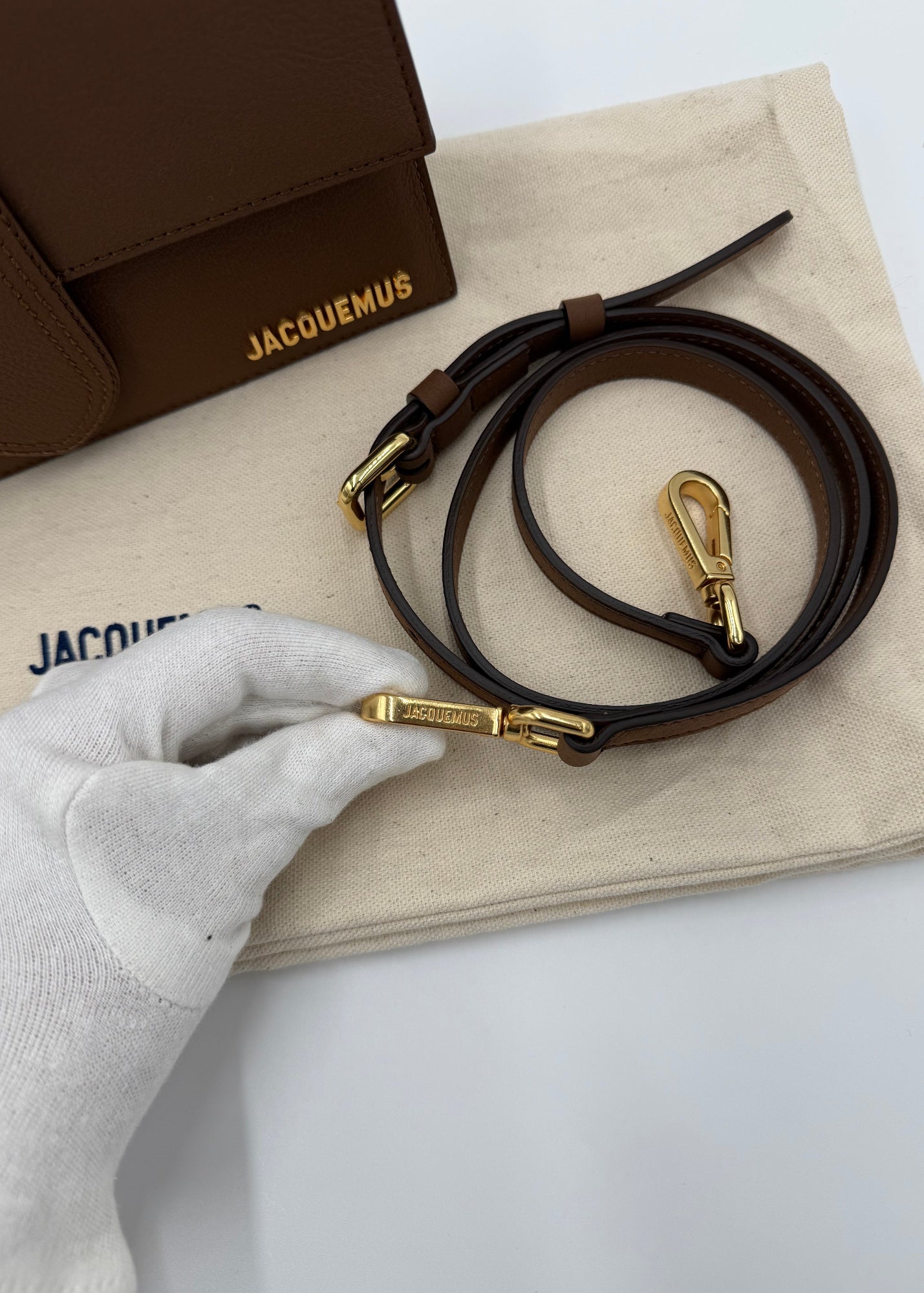 Jacquemus Borsa Le Grand Bambino Marrone