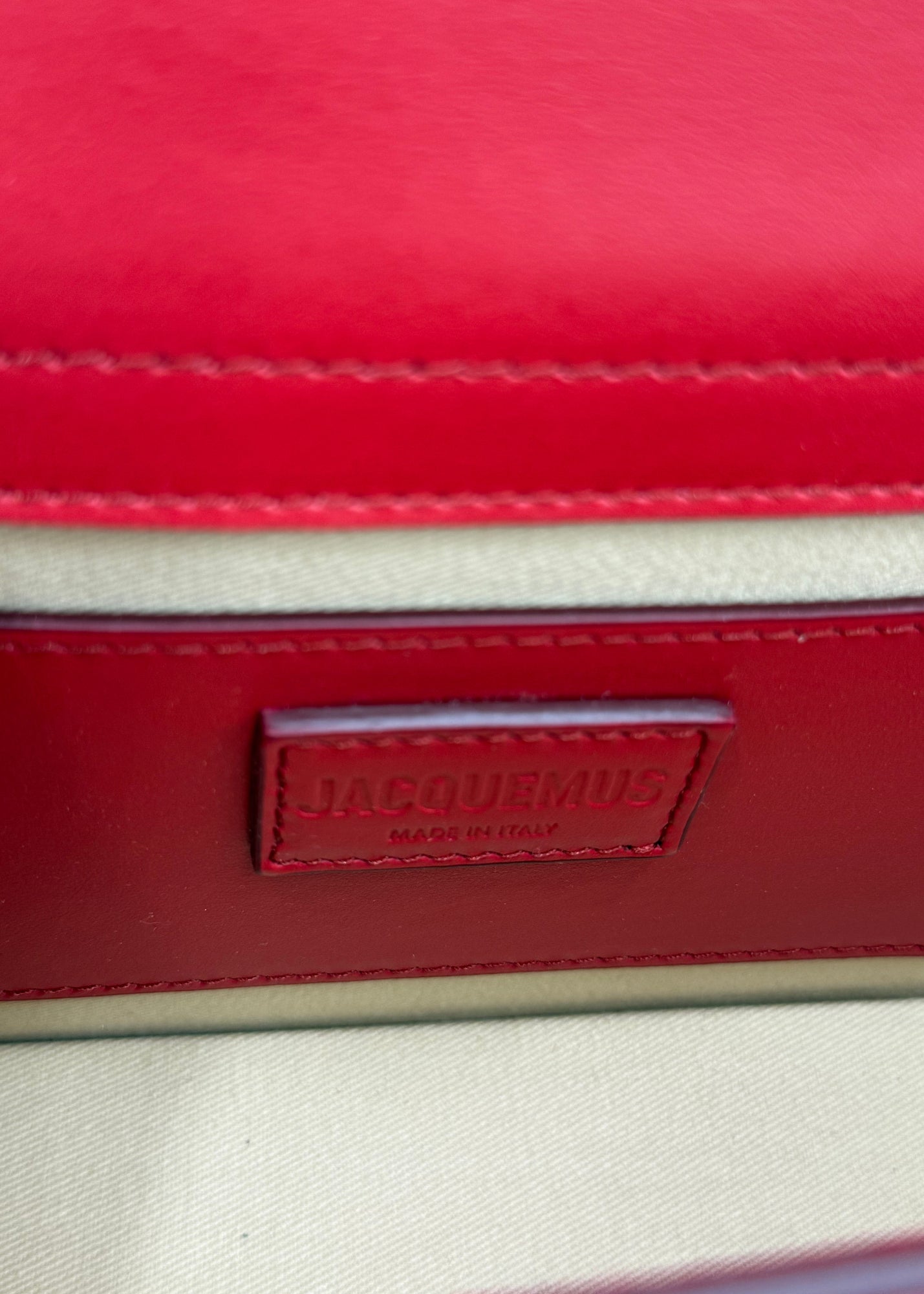 Jacquemus Borsa Le Grand Bambino Rossa