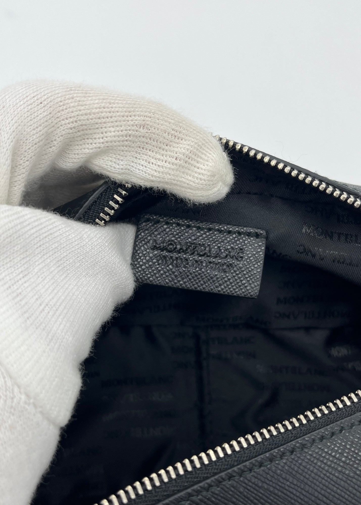 Montblanc Trousse in Pelle Nera