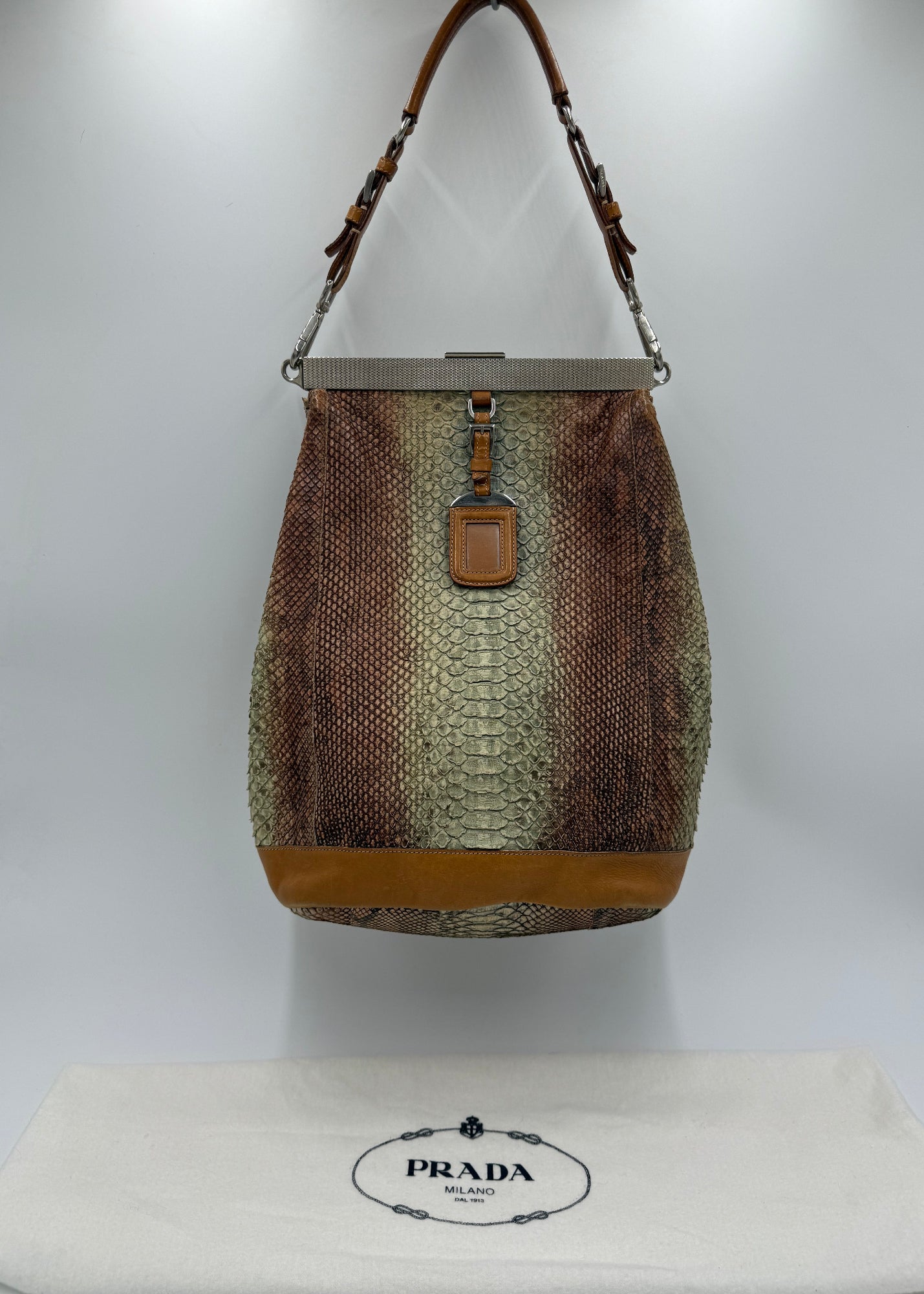 Prada Borsa Hobo Vintage in Pitone