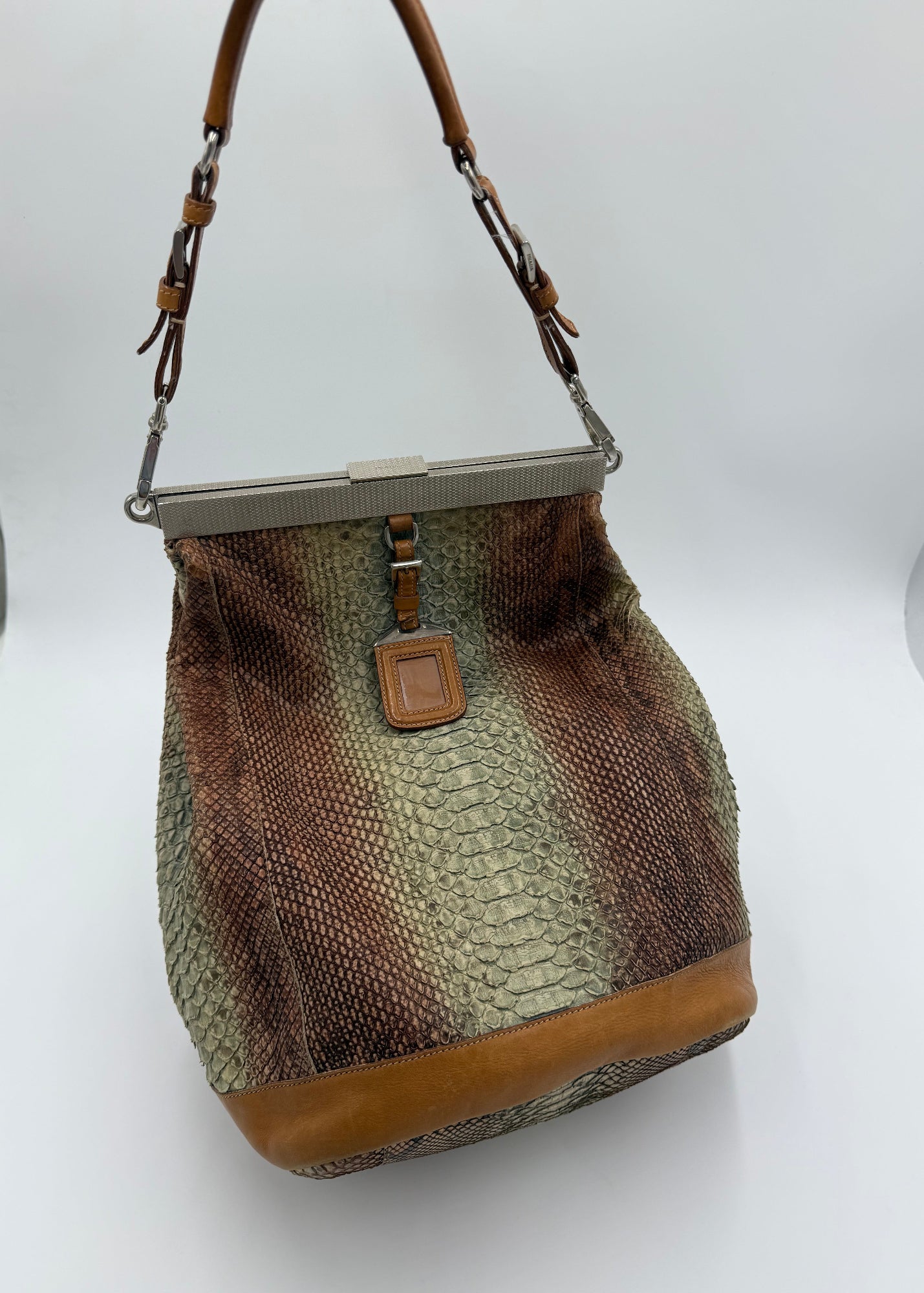 Prada Borsa Hobo Vintage in Pitone