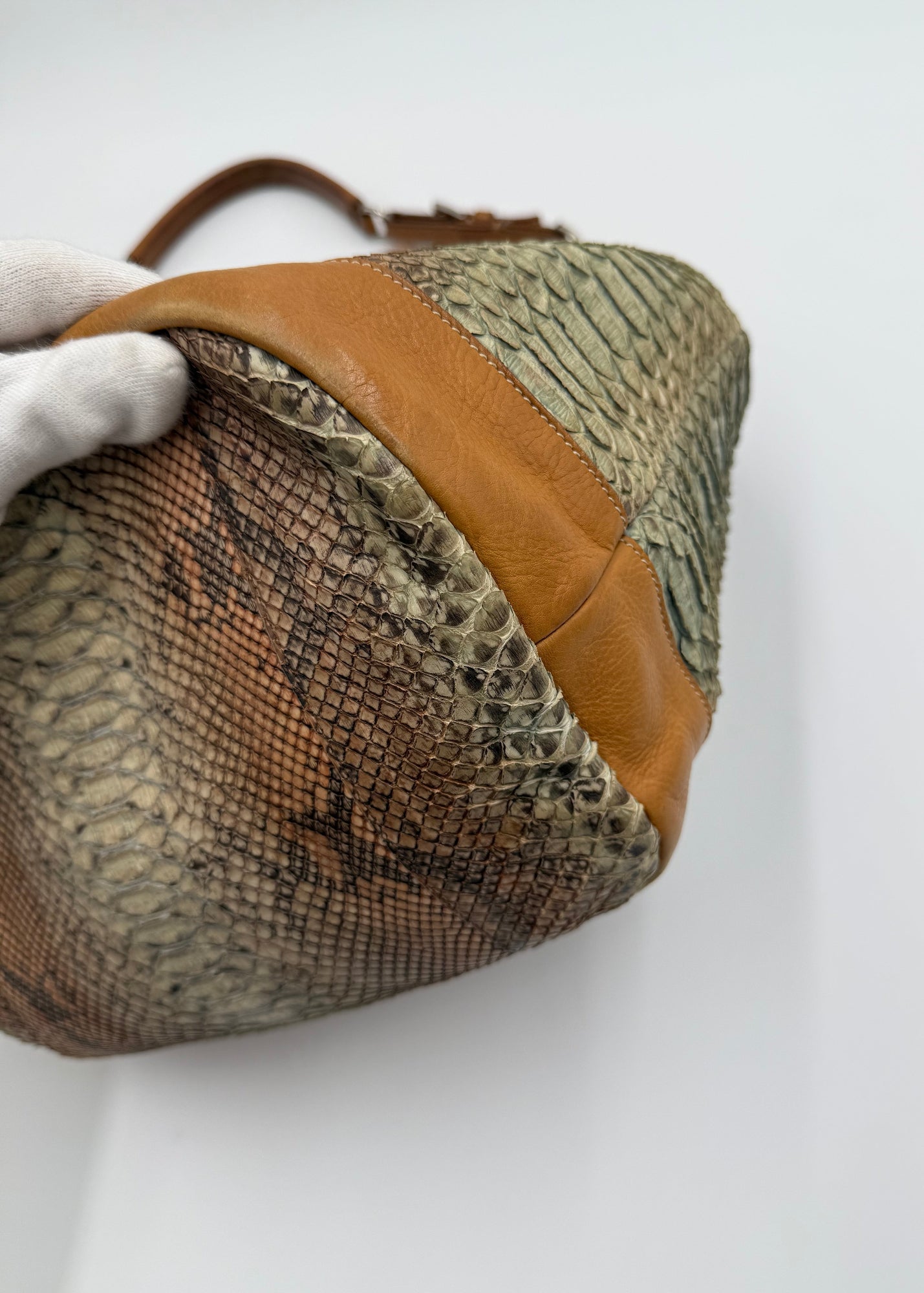 Prada Borsa Hobo Vintage in Pitone